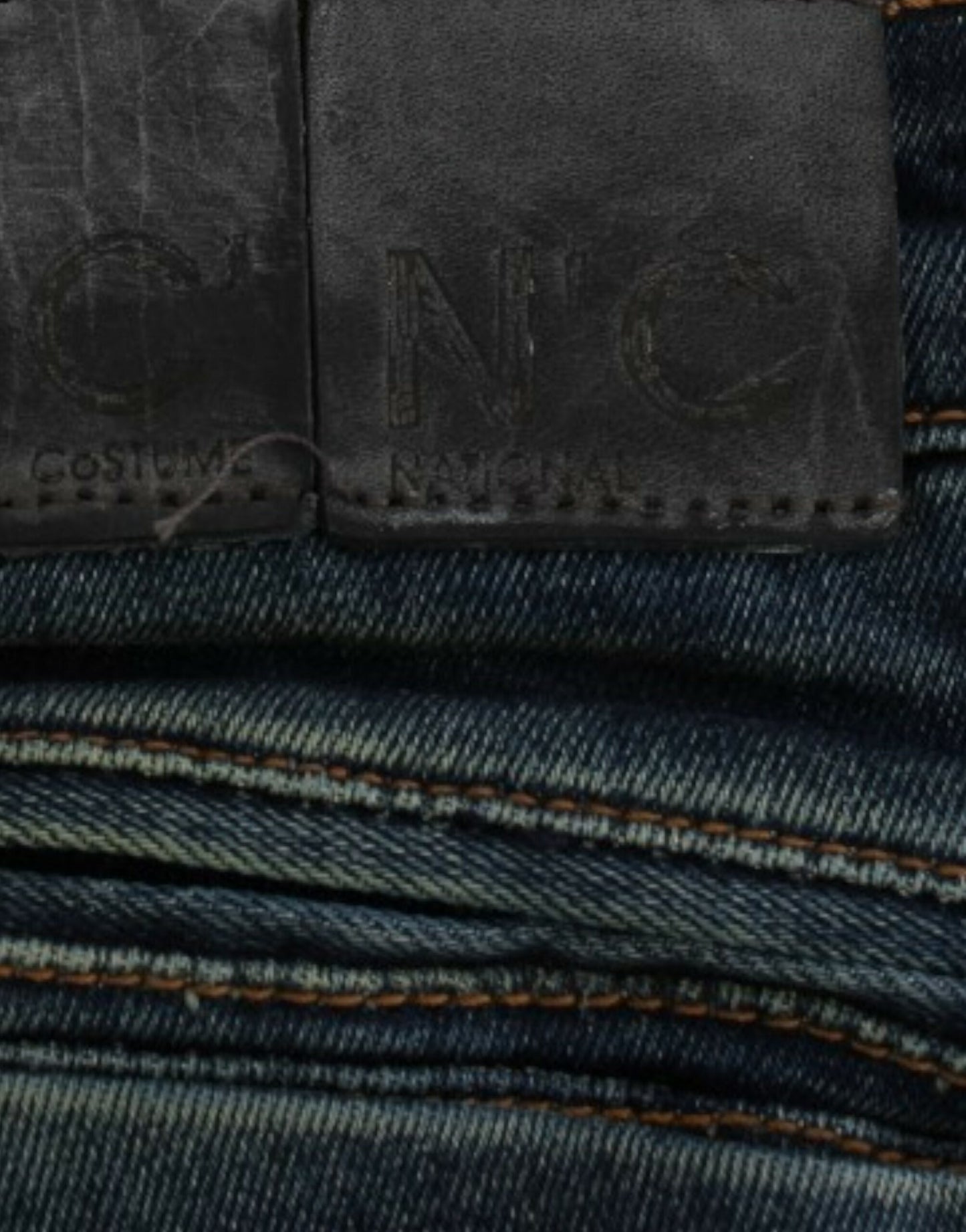 Costume National Blue straight leg jeans Costume National