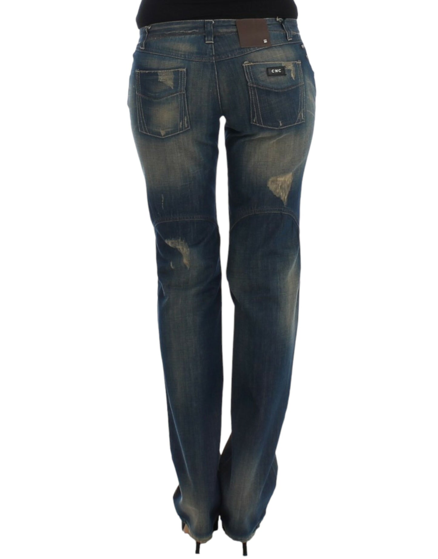 Costume National Blue straight leg jeans Costume National