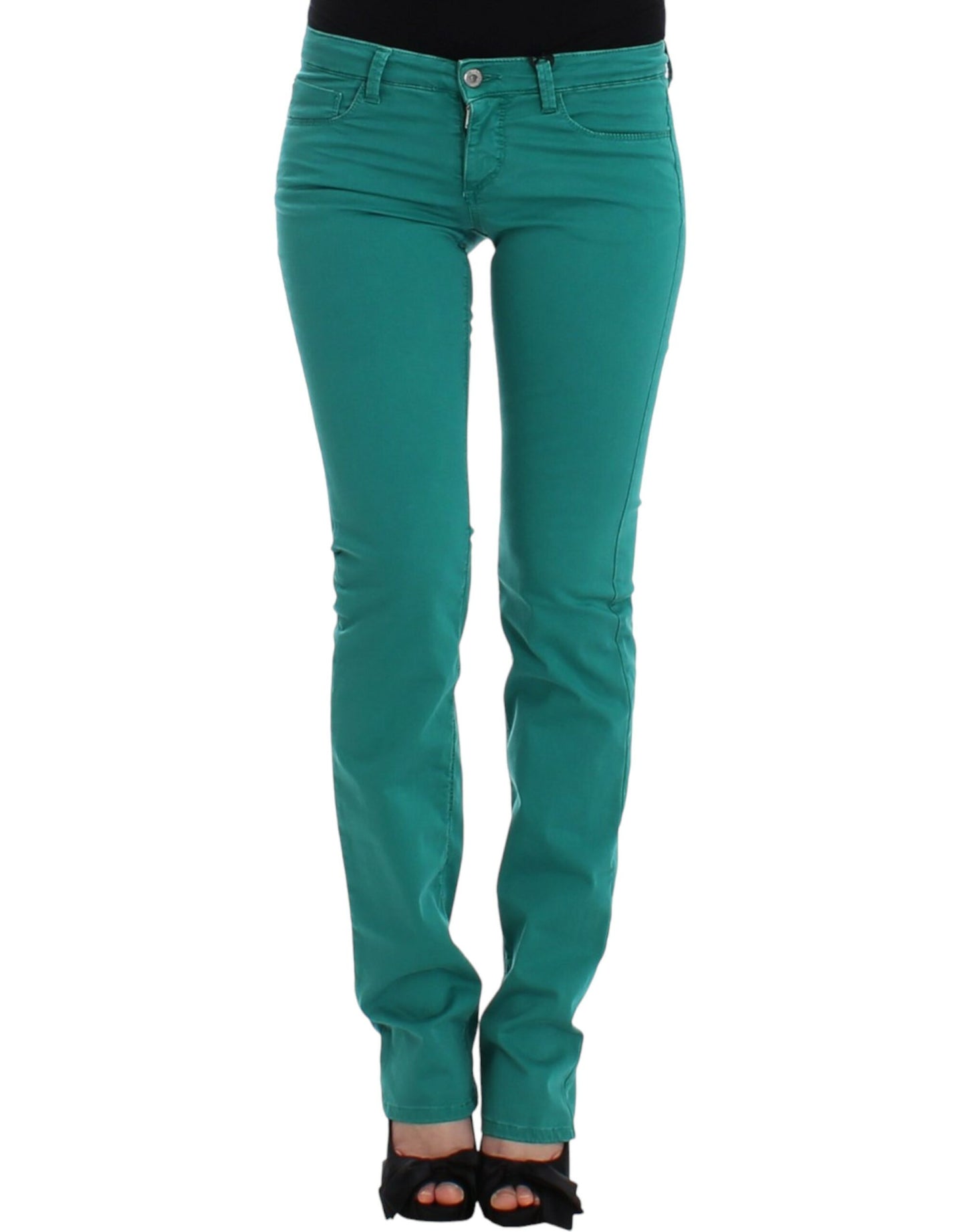 Costume National Green straight leg jeans Costume National