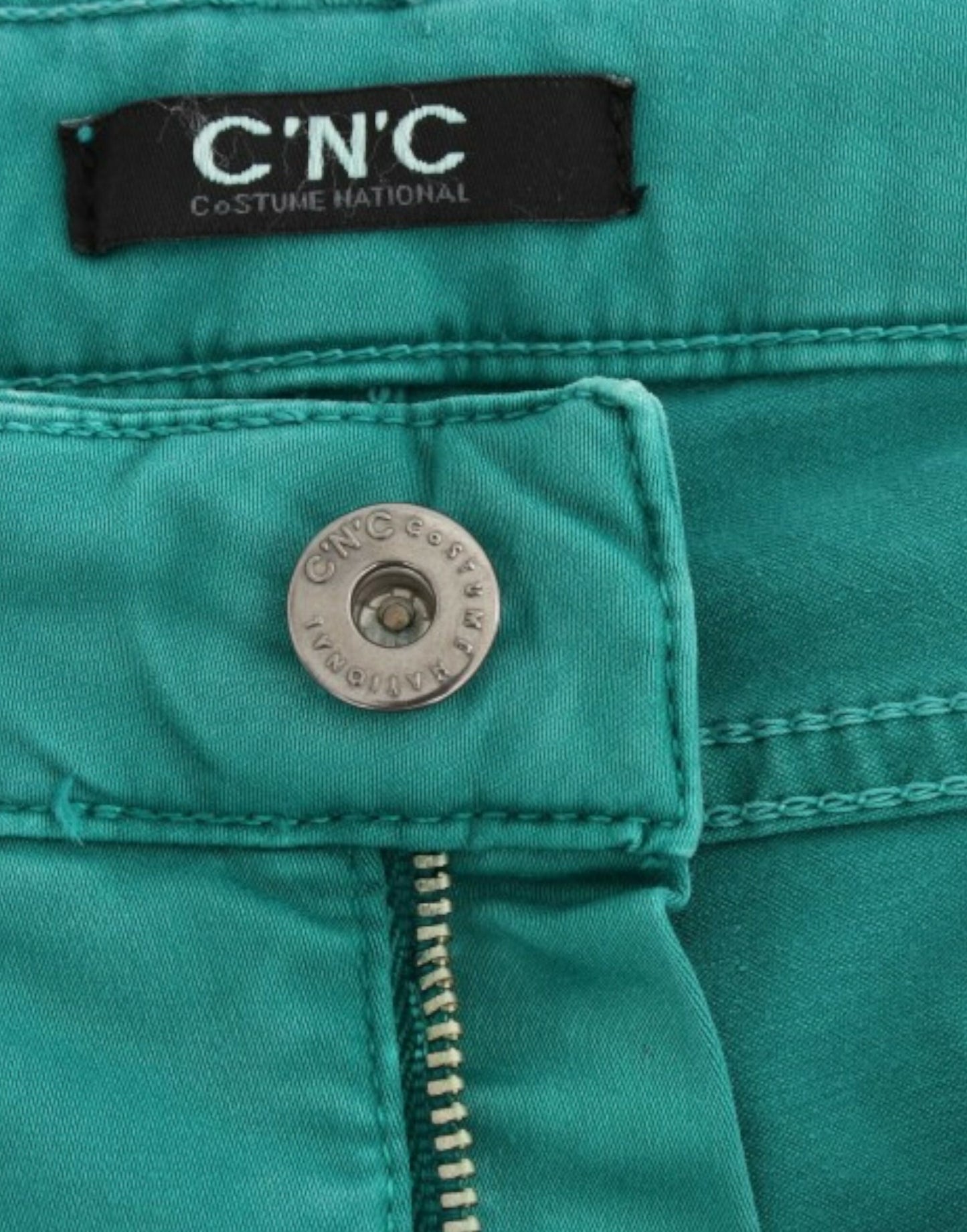 Costume National Green straight leg jeans Costume National