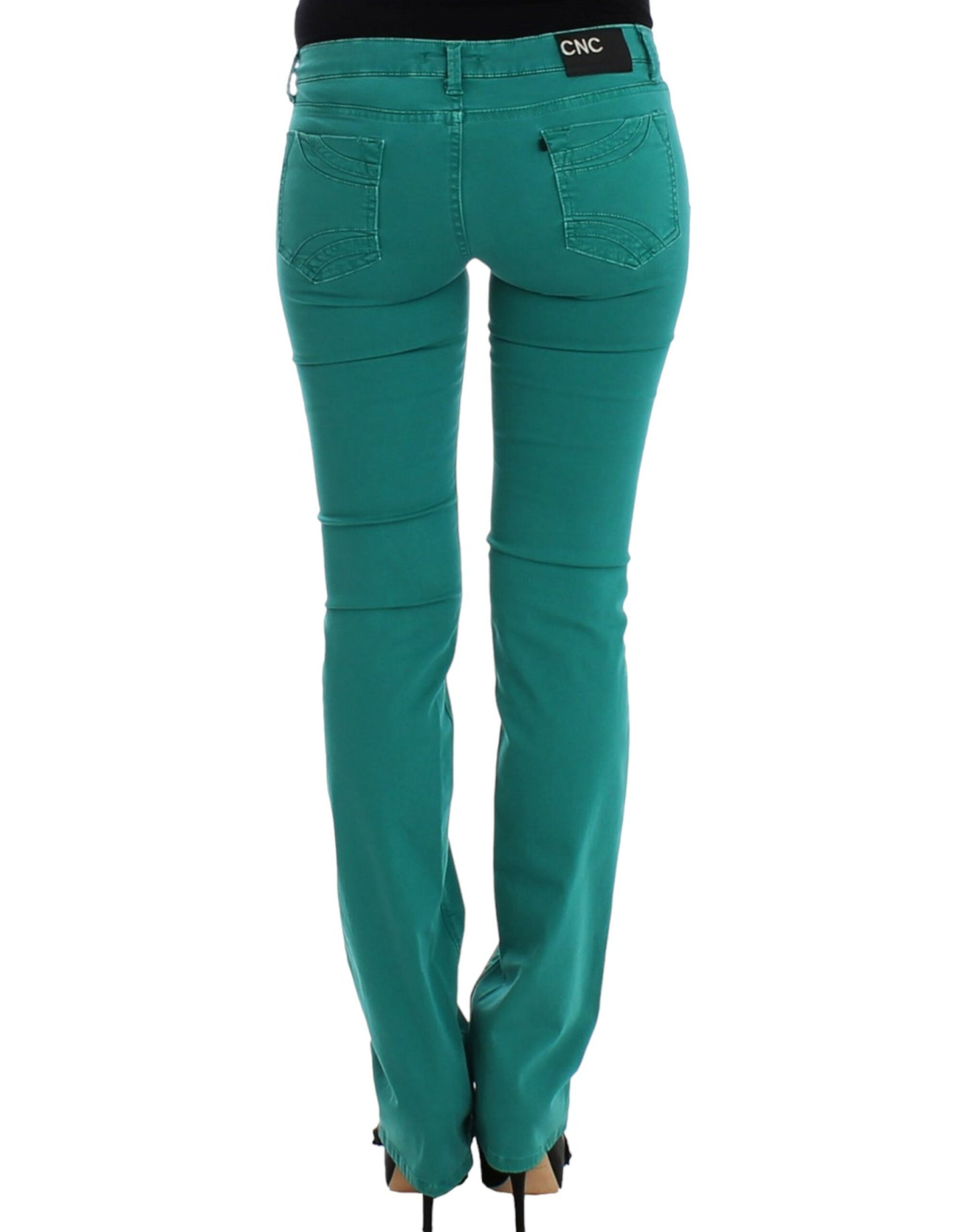 Costume National Green straight leg jeans Costume National