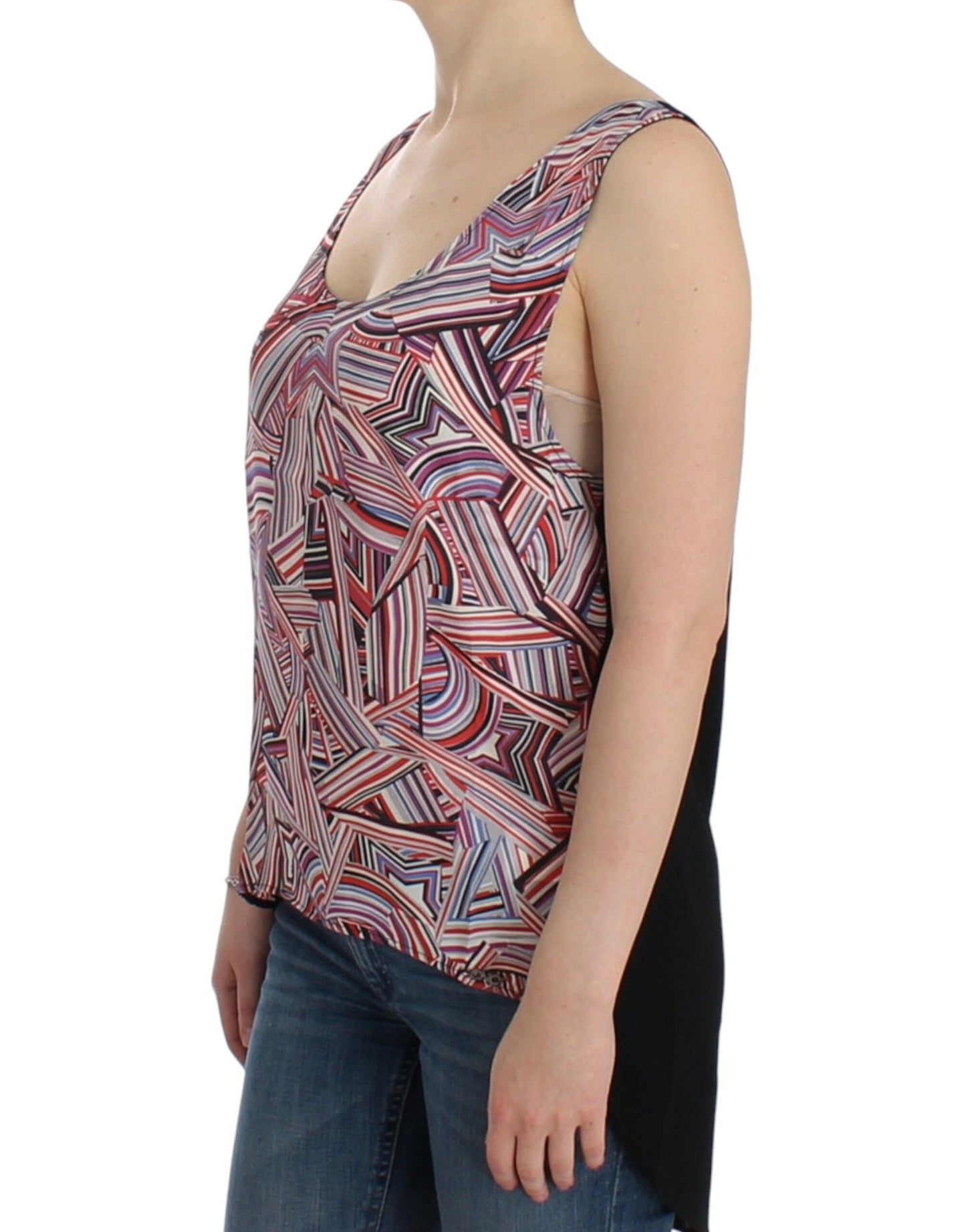 Costume National Multicolor sleeveless top Costume National