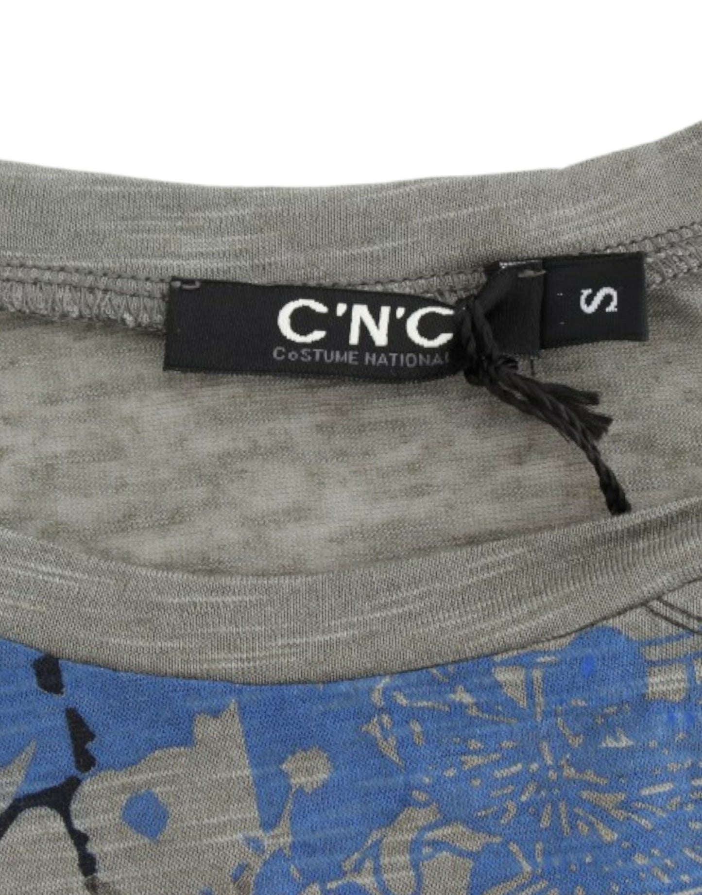 Costume National Gray print sleeveless t-shirt Costume National