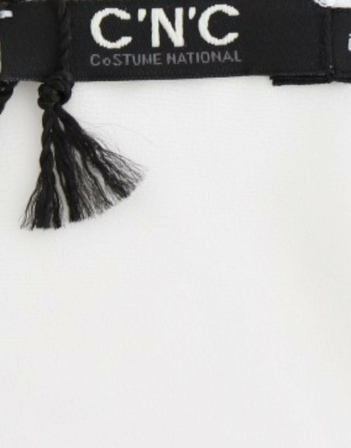 Costume National White motive print blouse Costume National