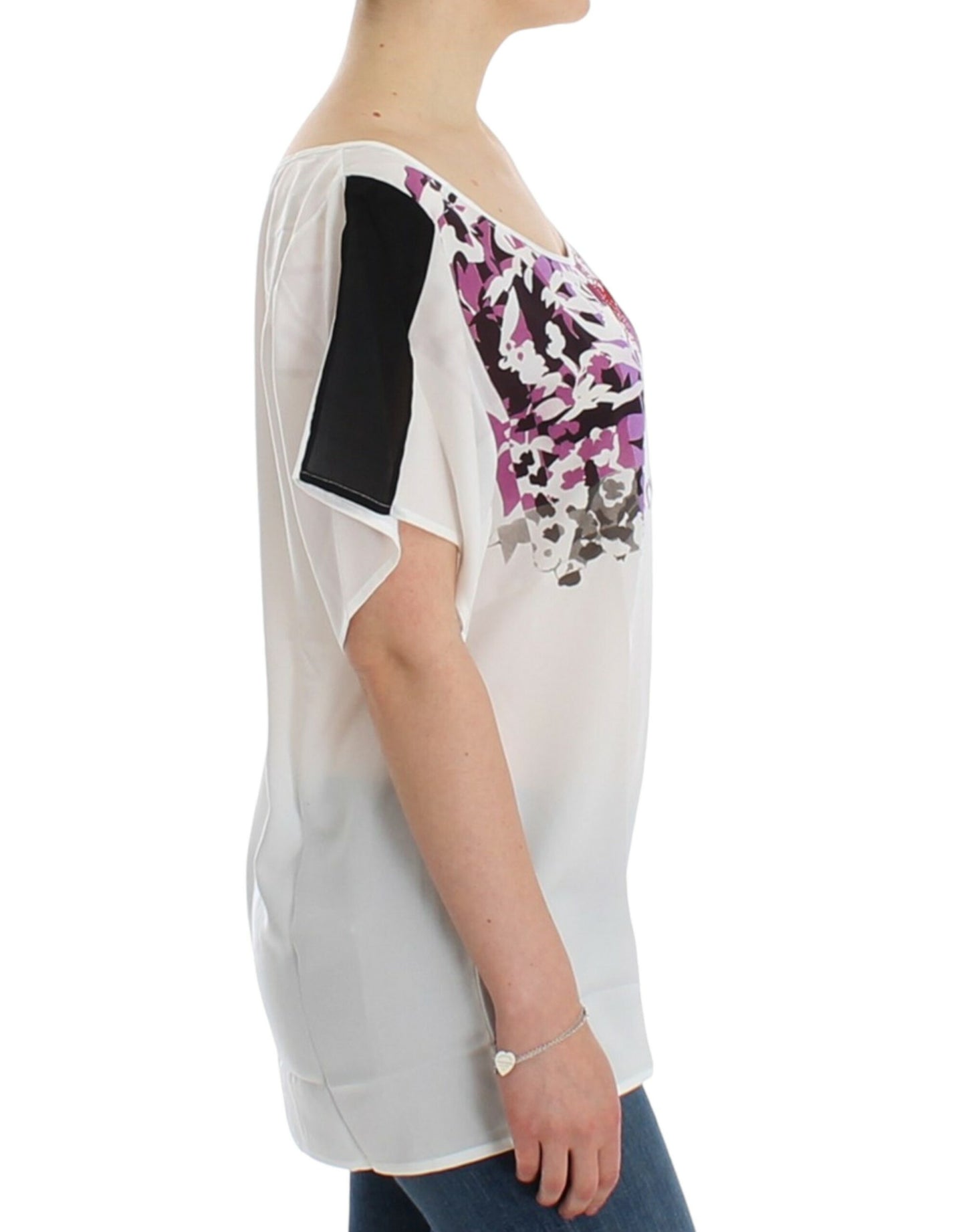 Costume National White motive print blouse Costume National