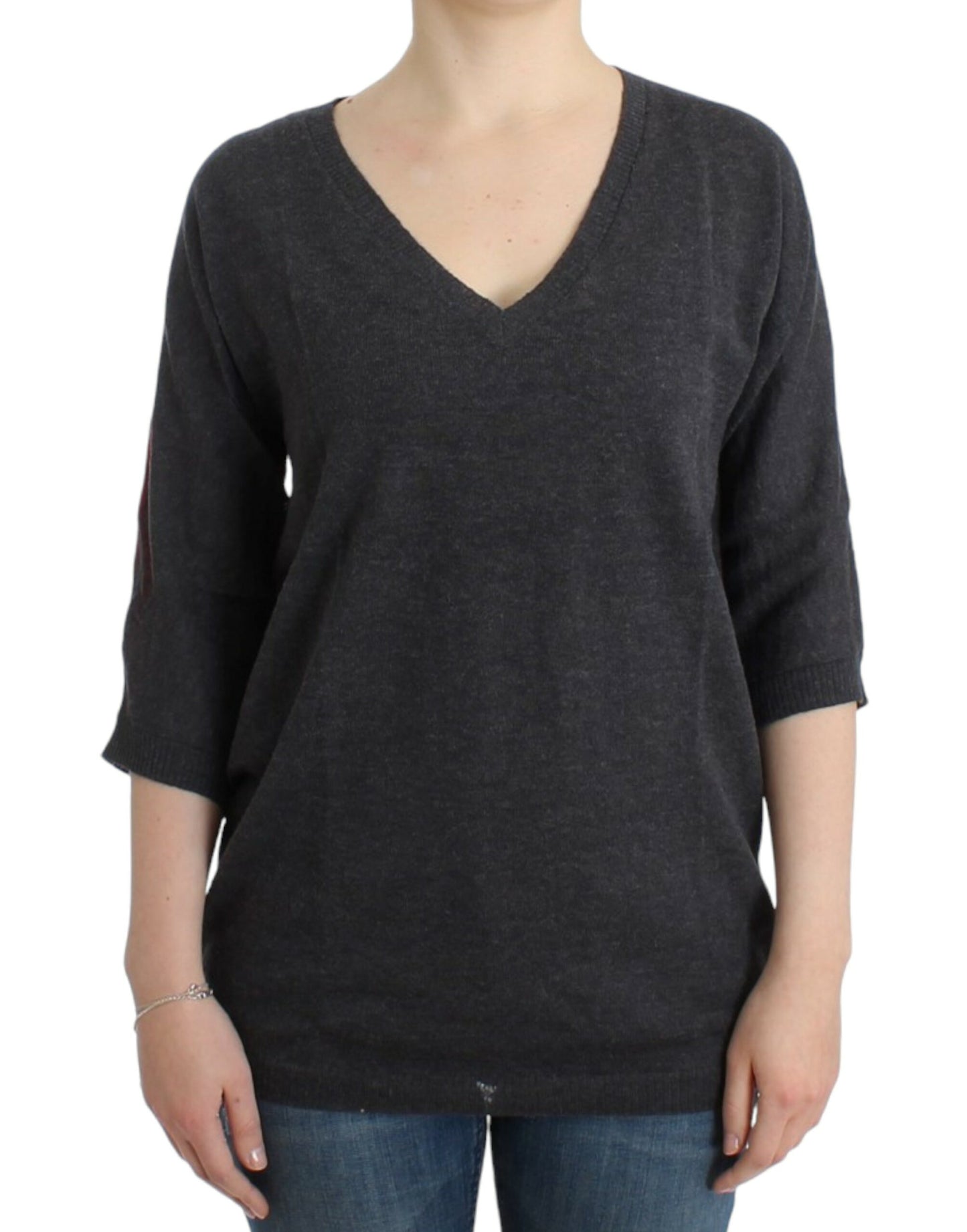 Costume National Gray short sleeved sweater Costume National