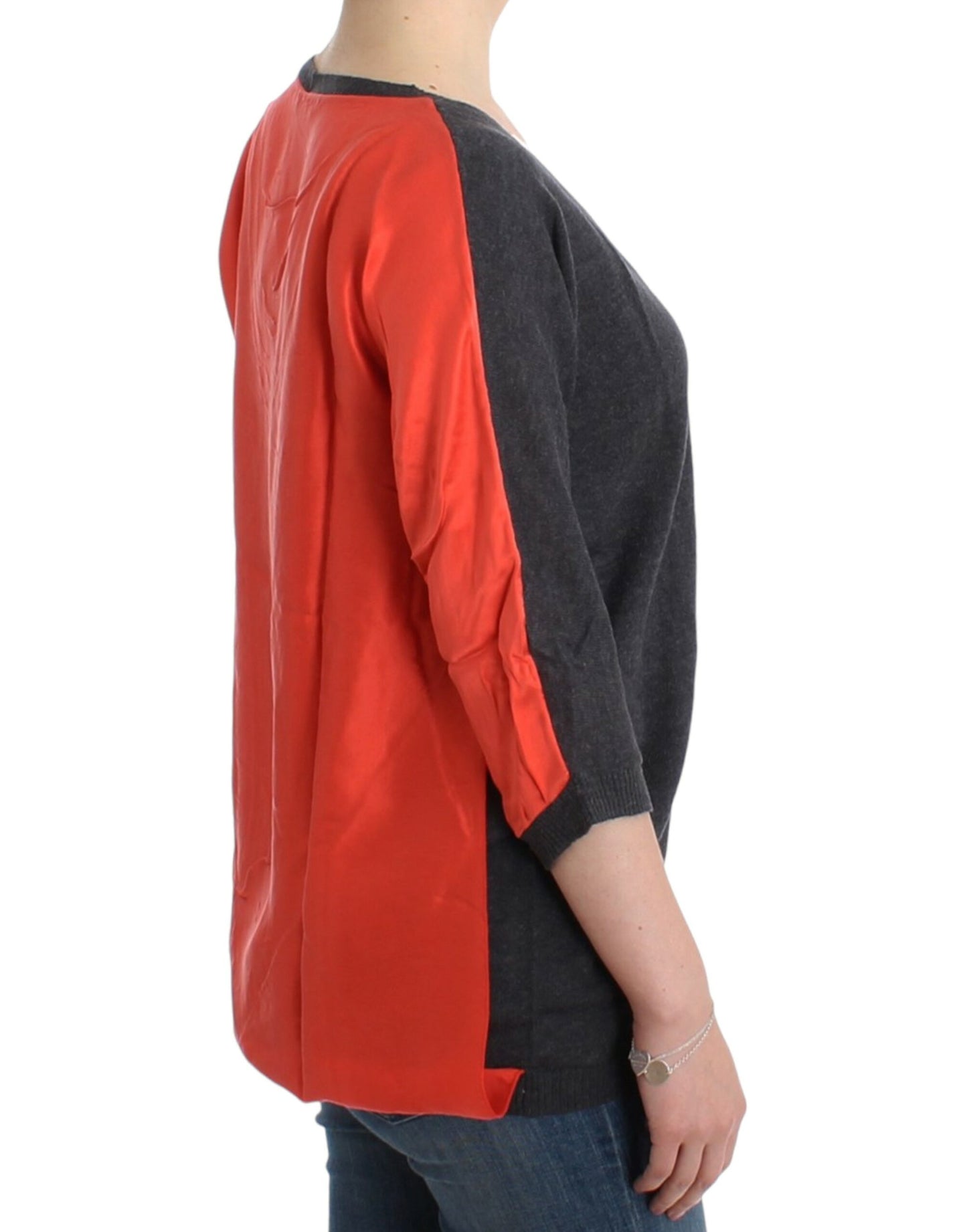 Costume National Gray short sleeved sweater Costume National