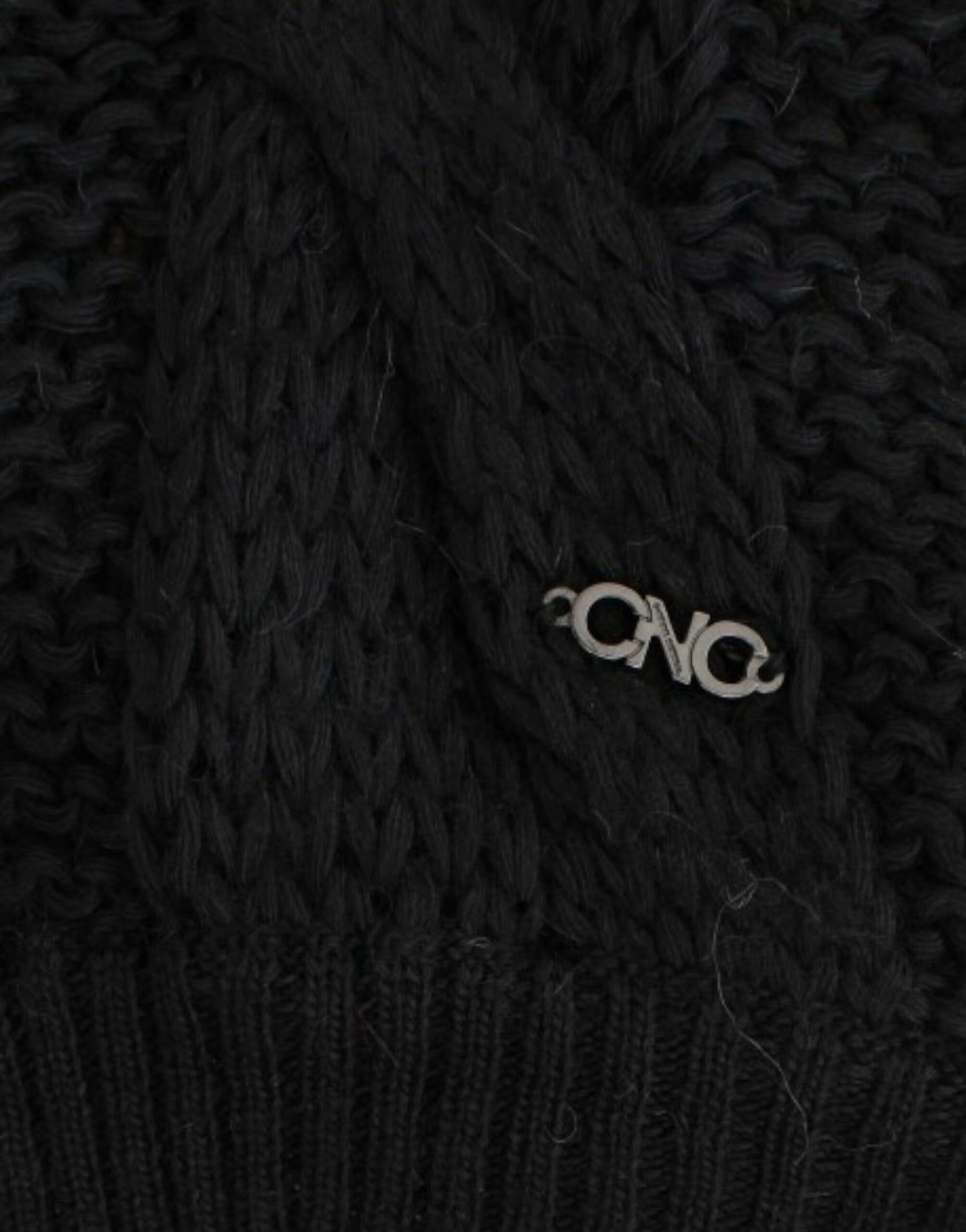 Costume National Black sleeveless knitted cardigan Costume National