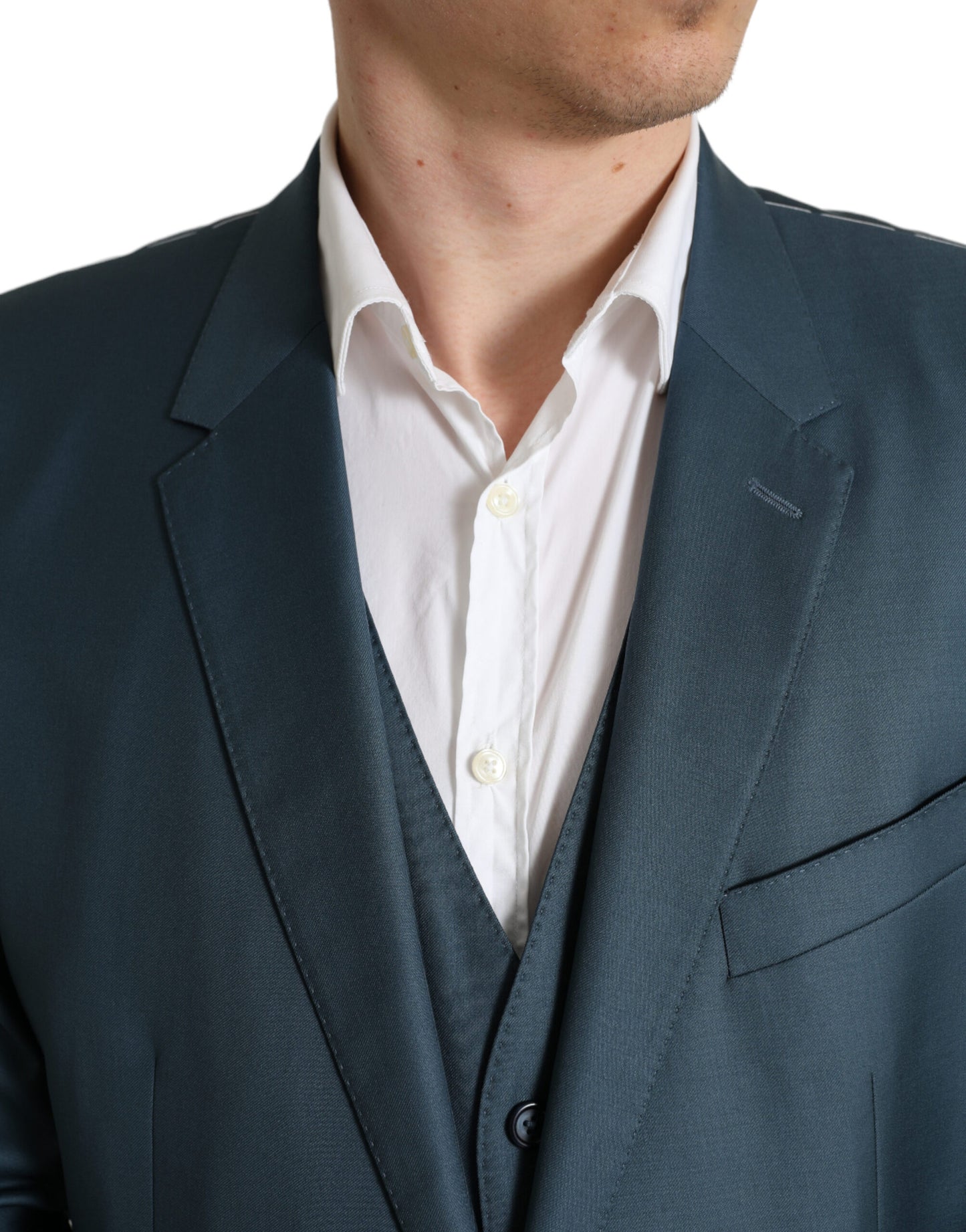Dolce & Gabbana Green Single Breasted 2 Piece MARTINI Suit Dolce & Gabbana