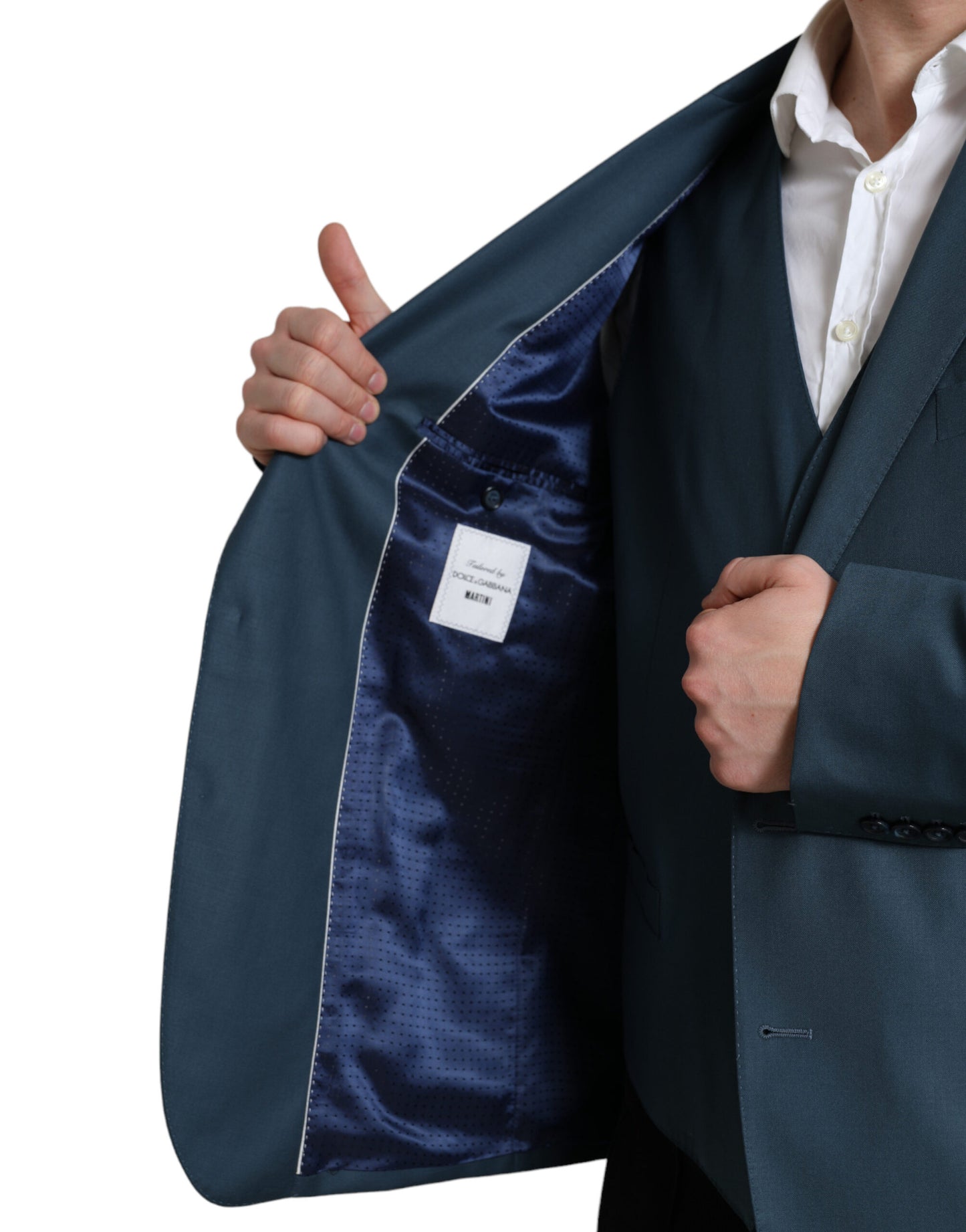 Dolce & Gabbana Green Single Breasted 2 Piece MARTINI Suit Dolce & Gabbana
