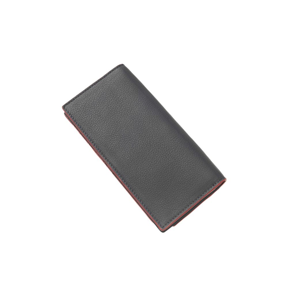 Cerruti 1881 Blue Calfskin Men Wallet Cerruti 1881
