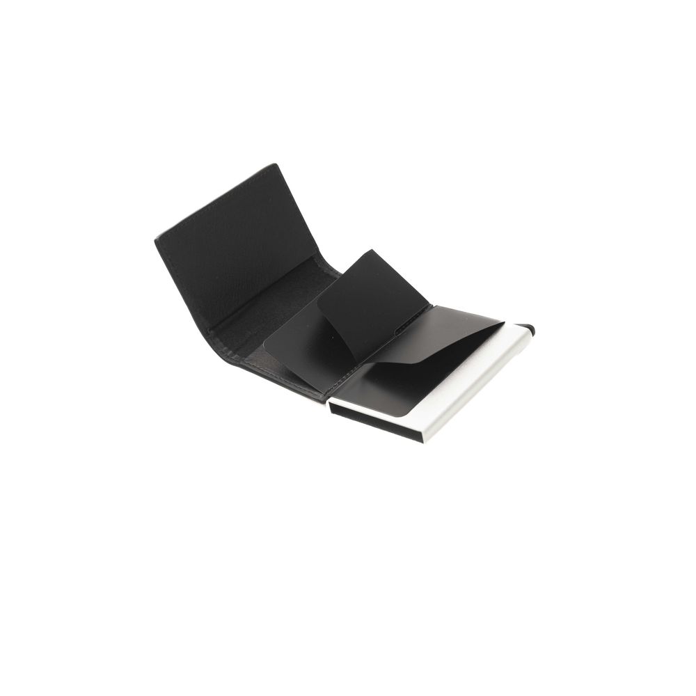 Cerruti 1881 Black Calfskin Men Wallet Cerruti 1881