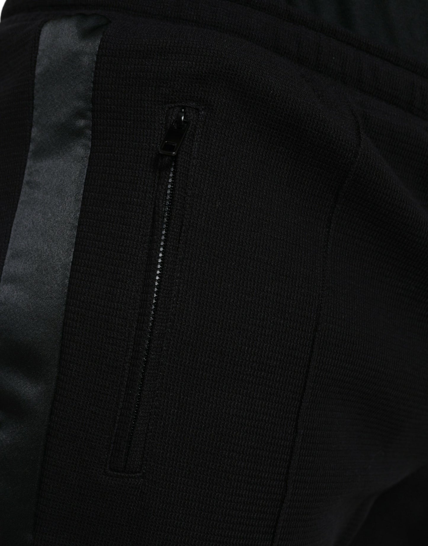 Dolce & Gabbana Black Cotton Blend Jogger Sweatpants Pants Dolce & Gabbana