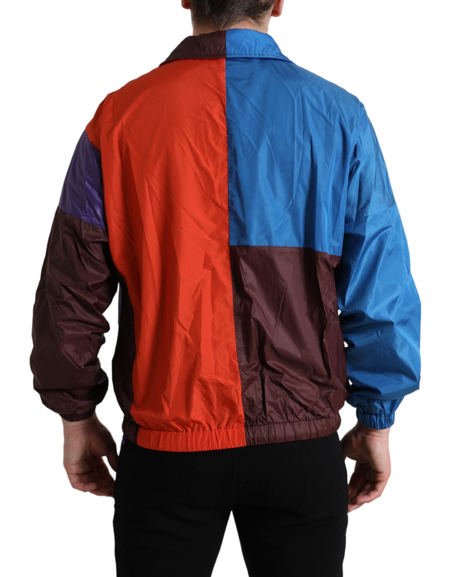 Dolce & Gabbana Multicolor Color Windbreaker Jacket Dolce & Gabbana
