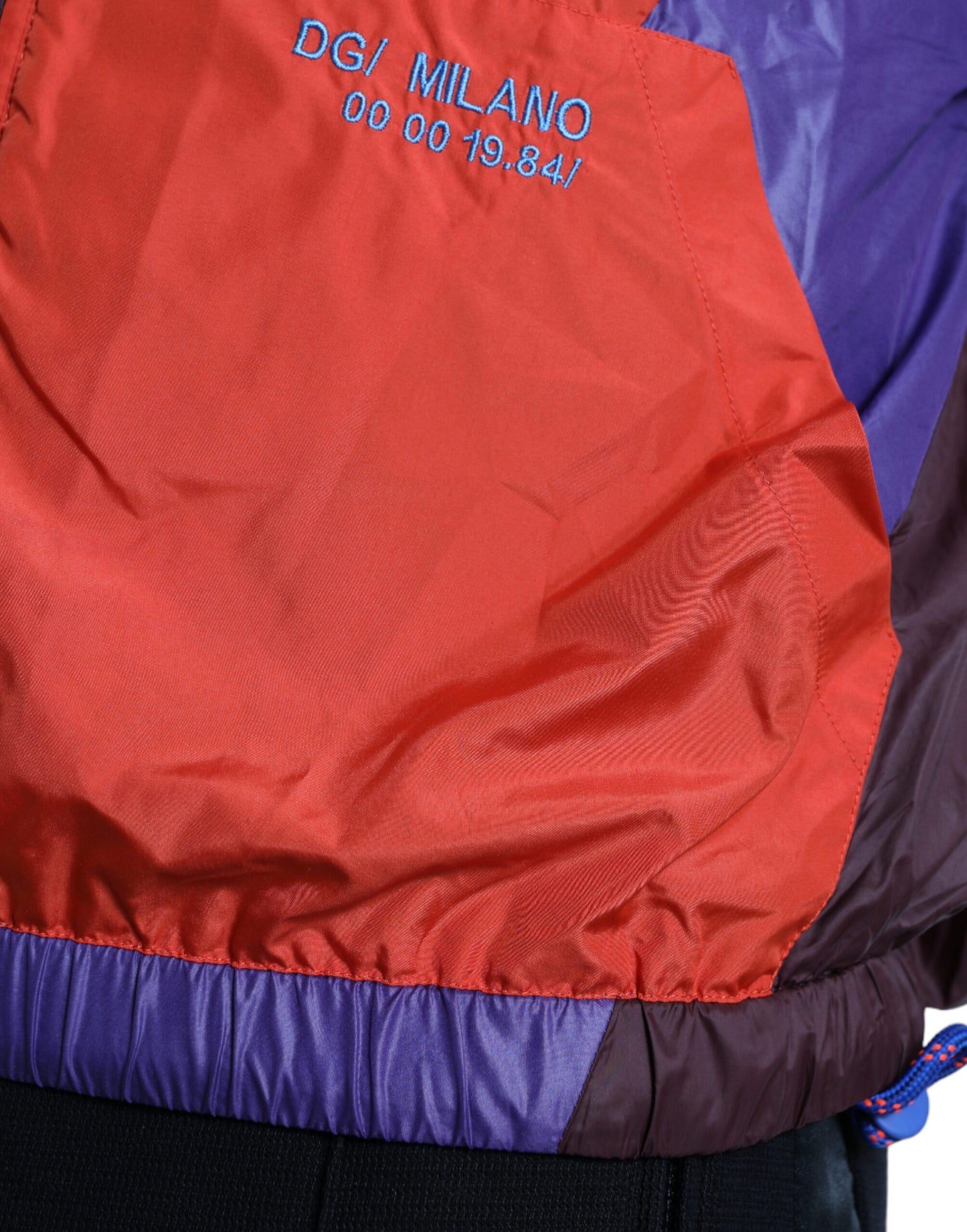 Dolce & Gabbana Multicolor Color Windbreaker Jacket Dolce & Gabbana