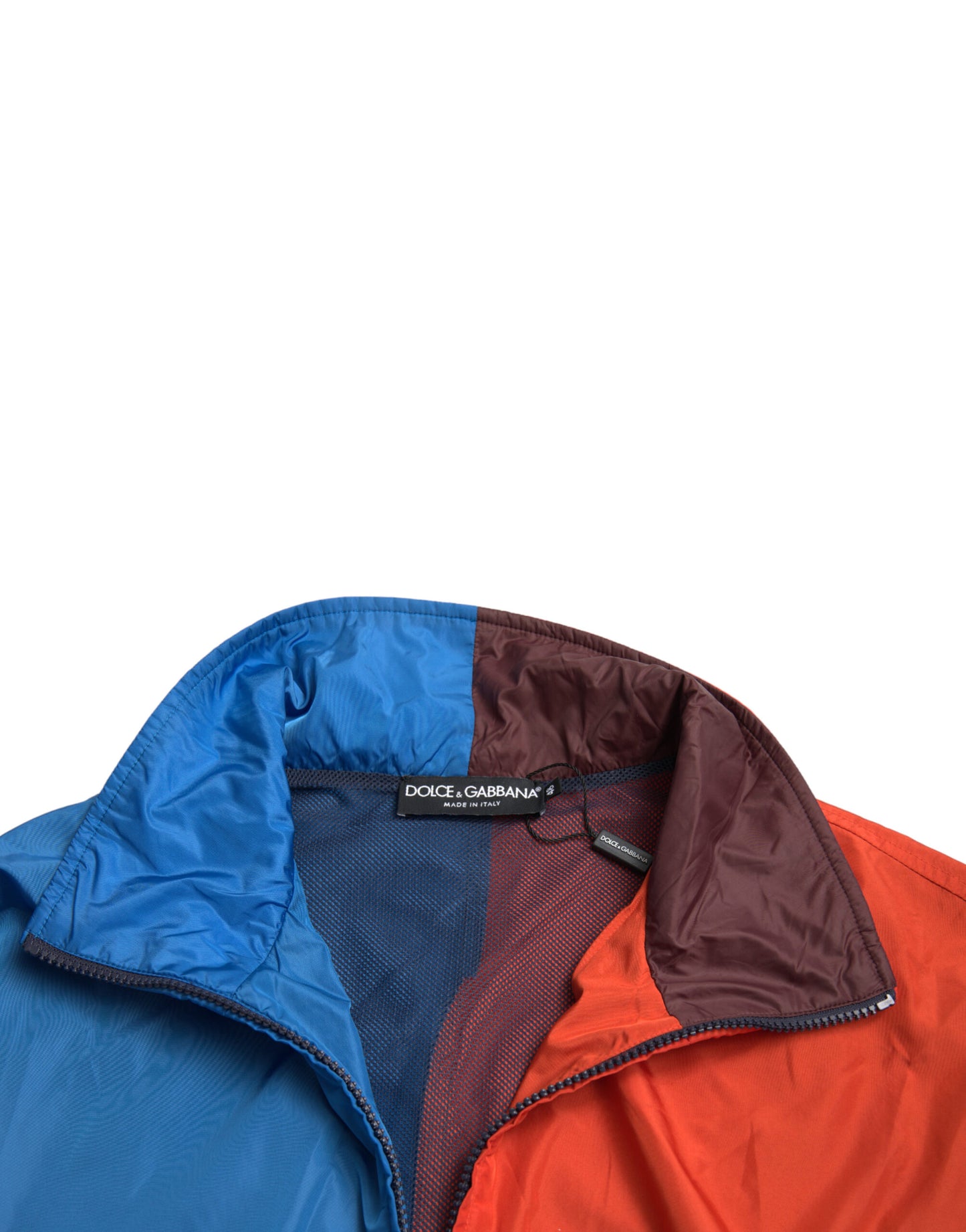 Dolce & Gabbana Multicolor Color Windbreaker Jacket Dolce & Gabbana