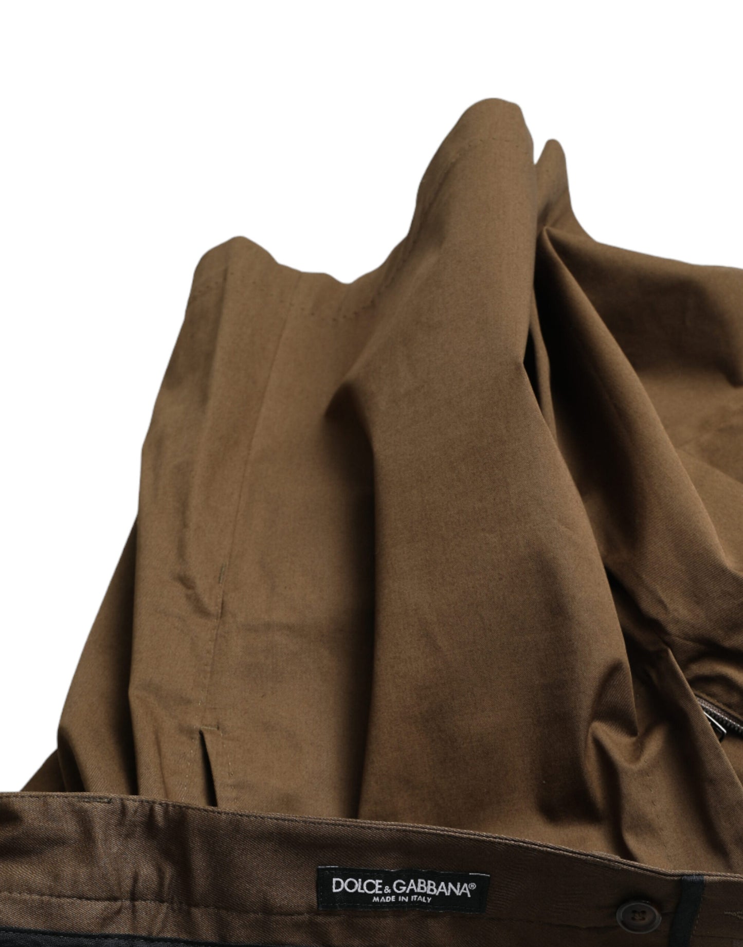 Dolce & Gabbana Brown Cotton Stretch Men Bermuda Shorts Dolce & Gabbana