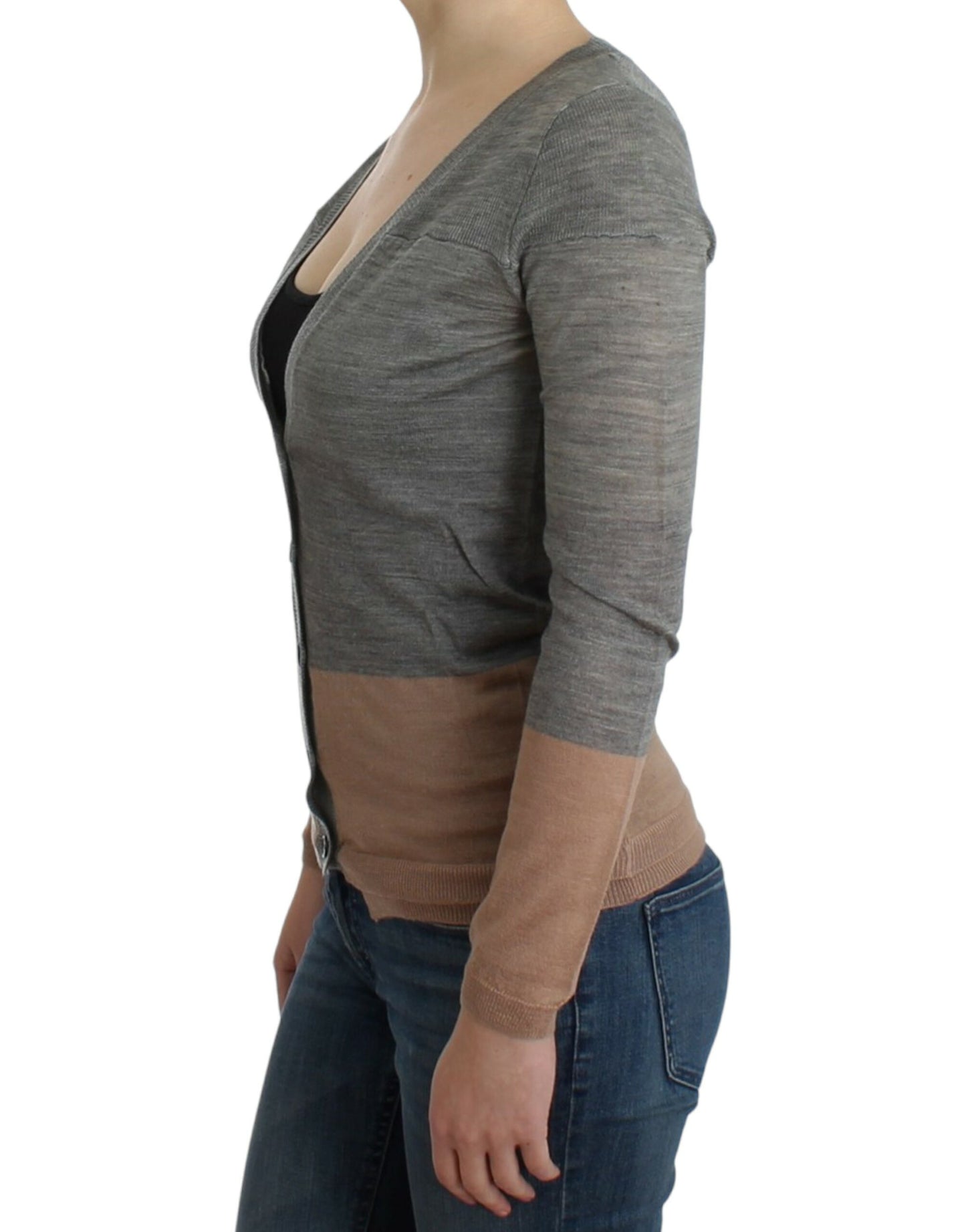 Costume National Gray lightweight cardigan Costume National