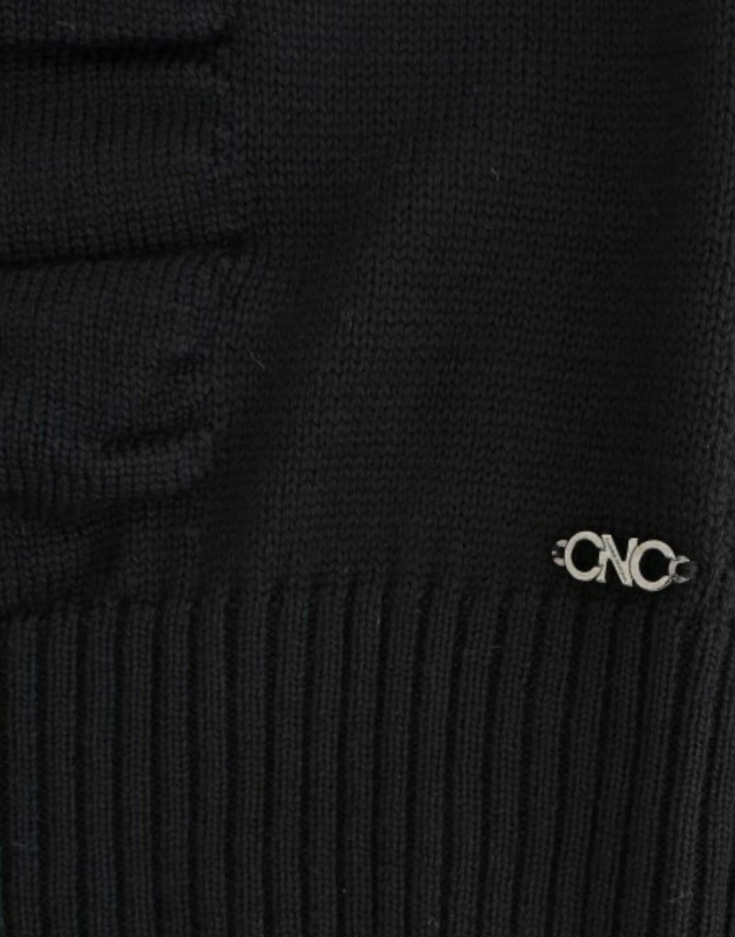 Costume National Black V-neck wool sweater Costume National