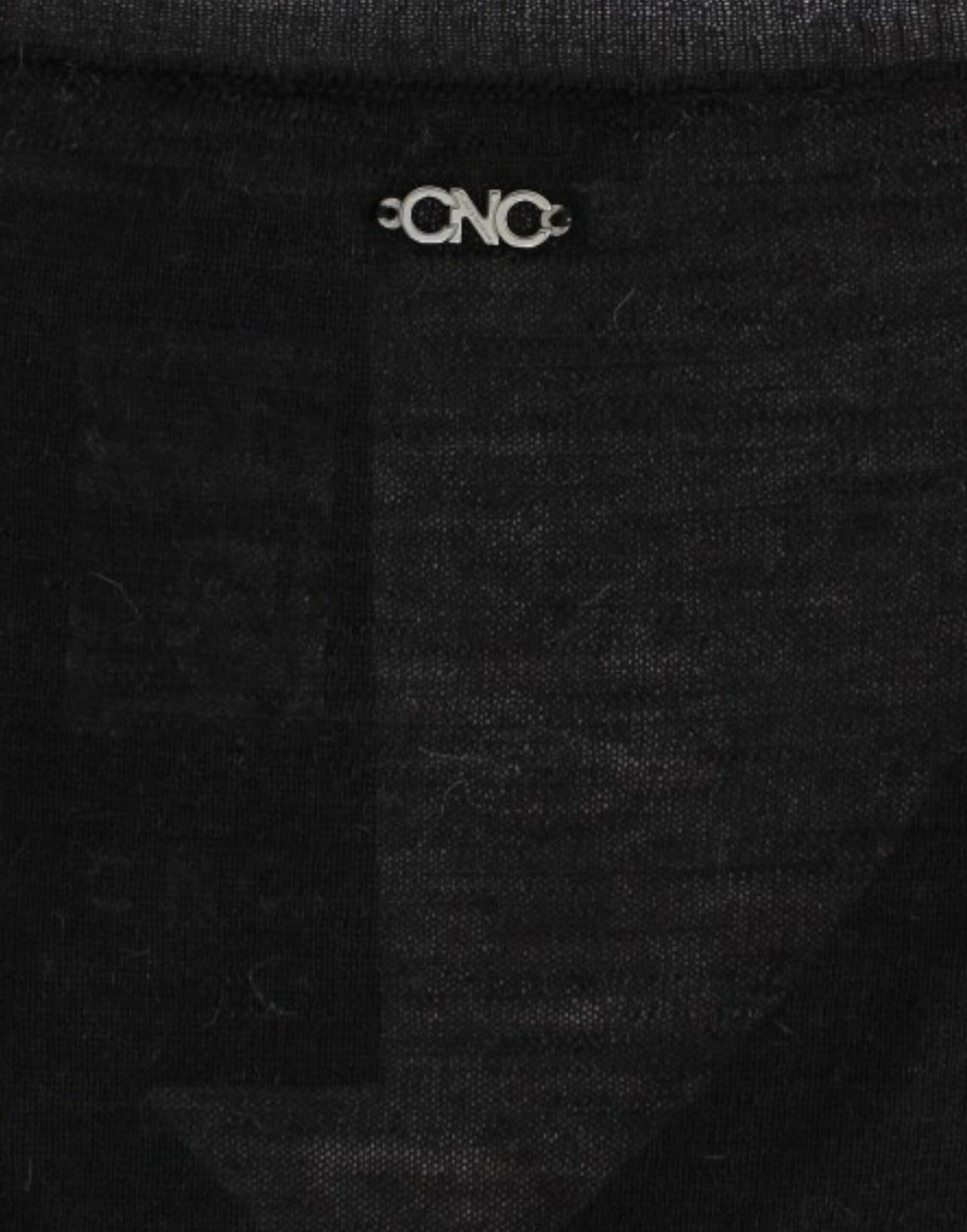 Costume National Black V-neck lightweight sweater Costume National