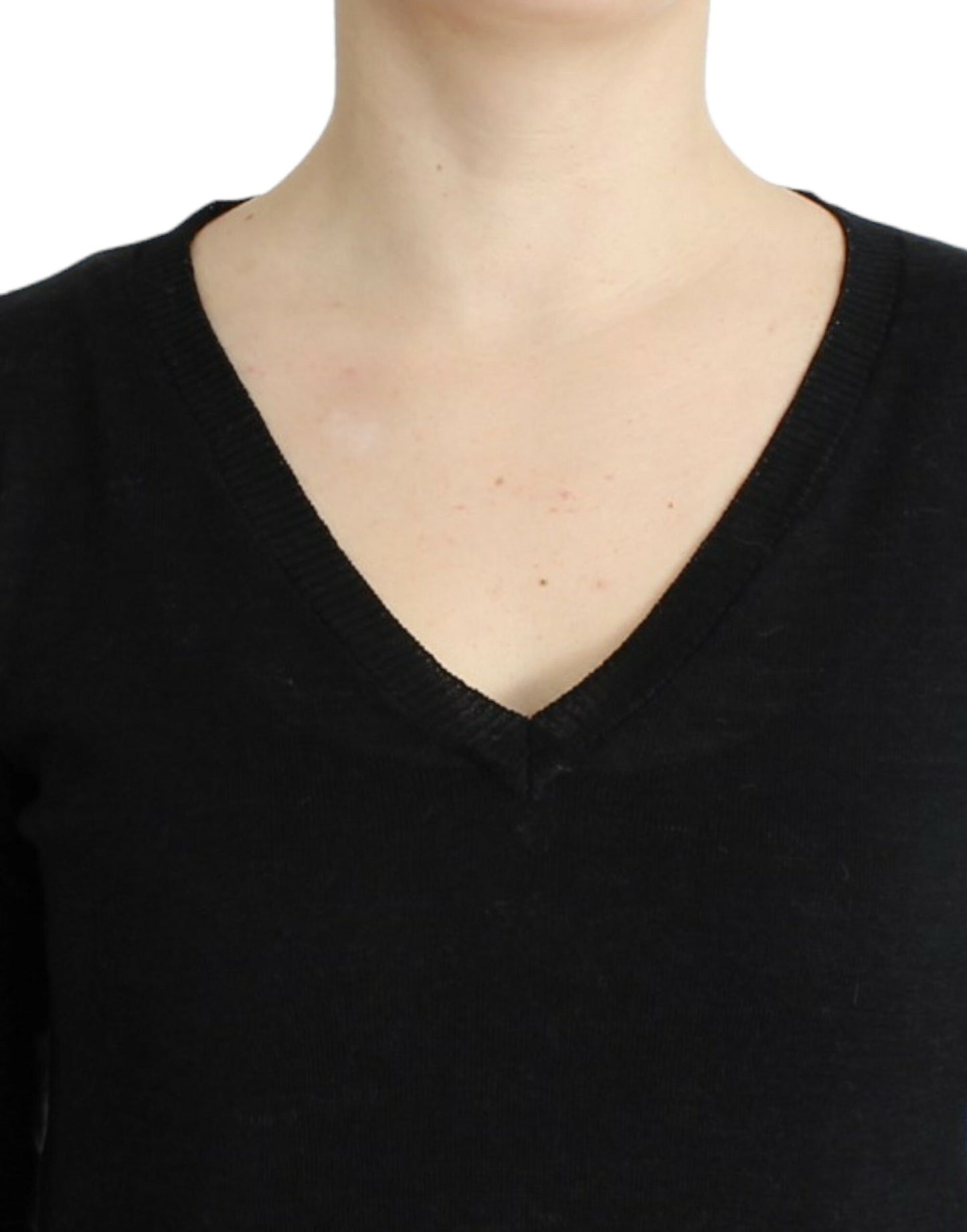 Costume National Black V-neck lightweight sweater Costume National