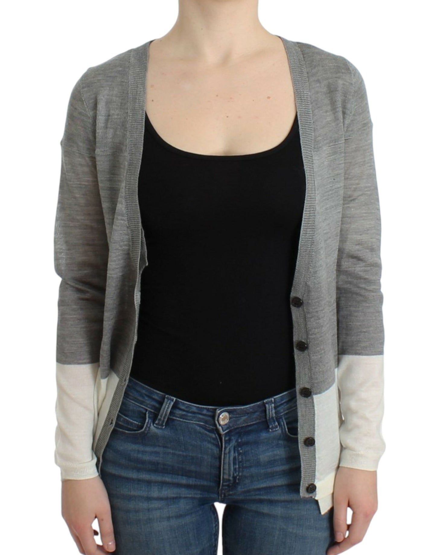 Costume National Gray lightweight cardigan Costume National