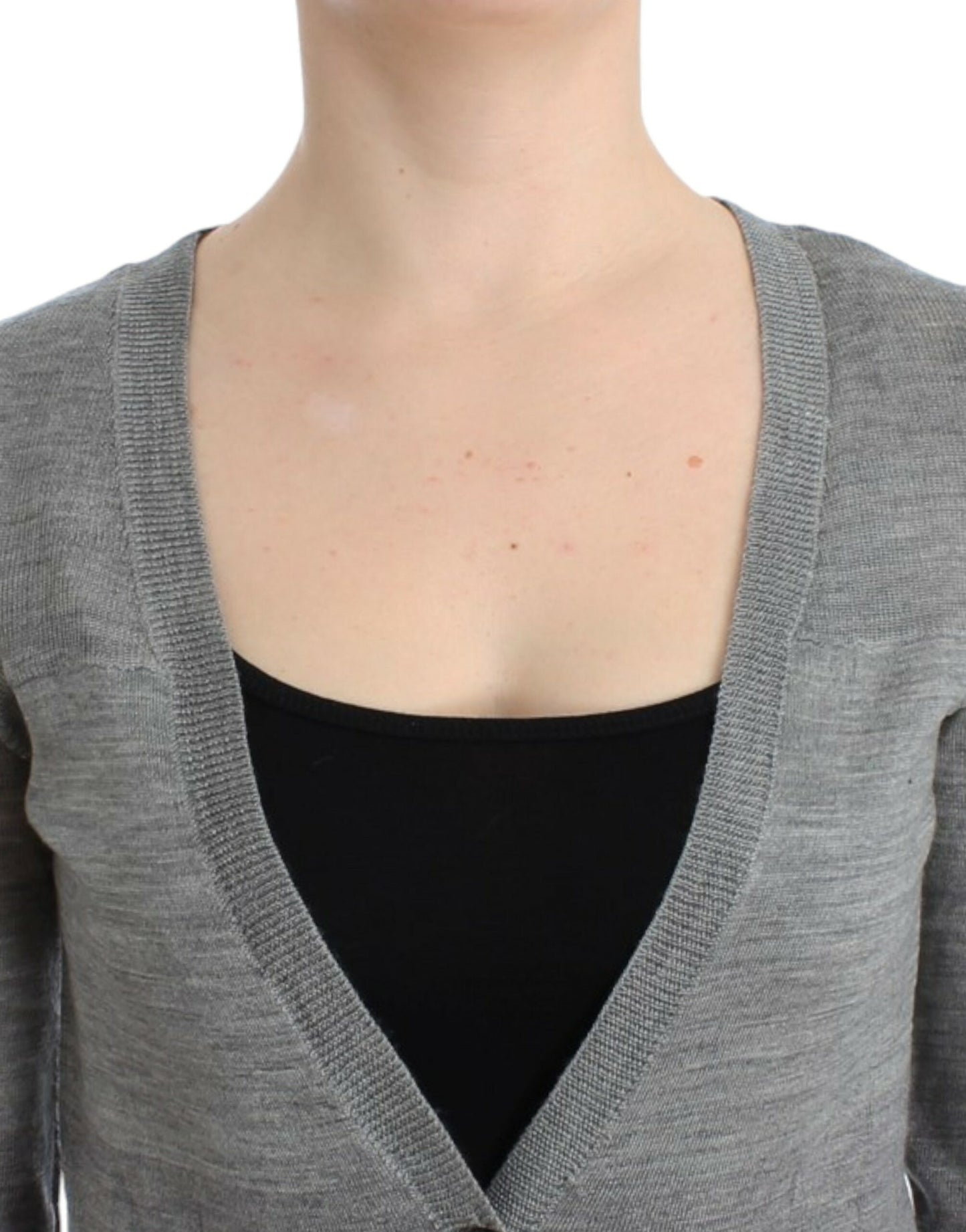 Costume National Gray lightweight cardigan Costume National