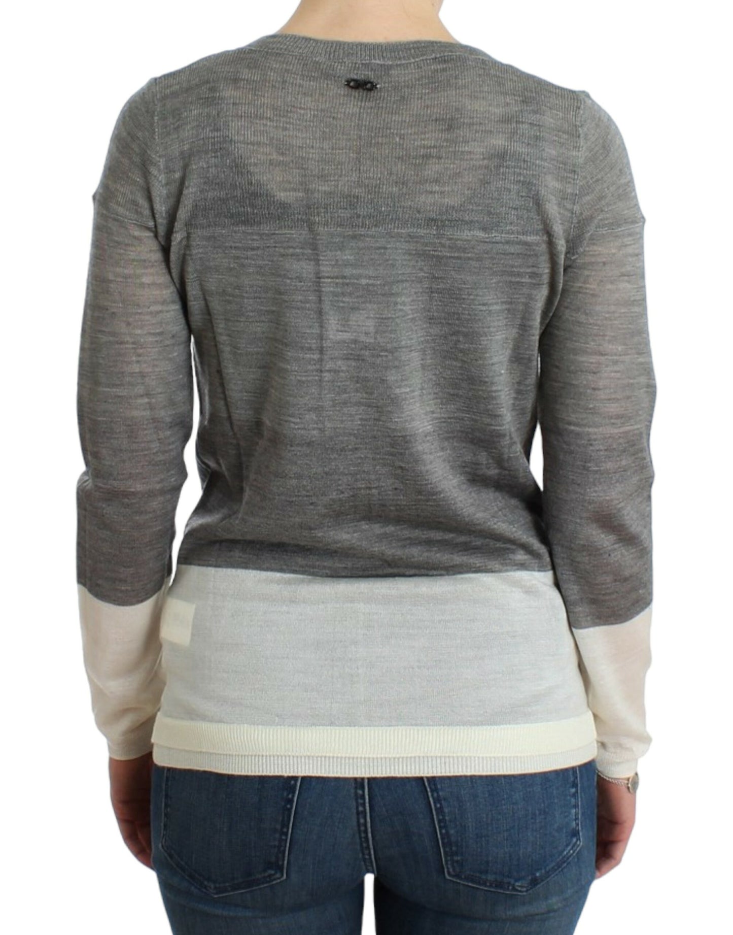 Costume National Gray lightweight cardigan Costume National