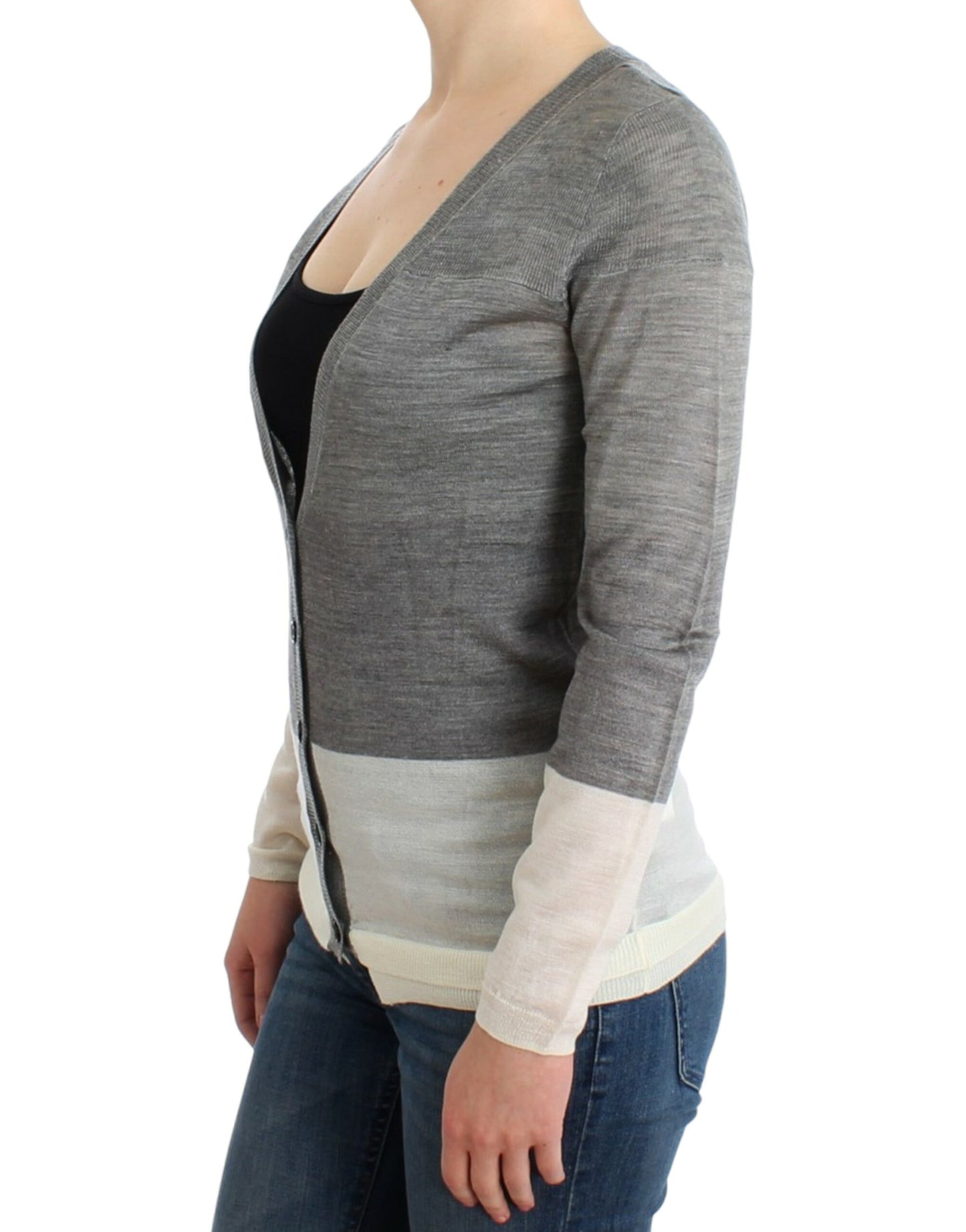 Costume National Gray lightweight cardigan Costume National