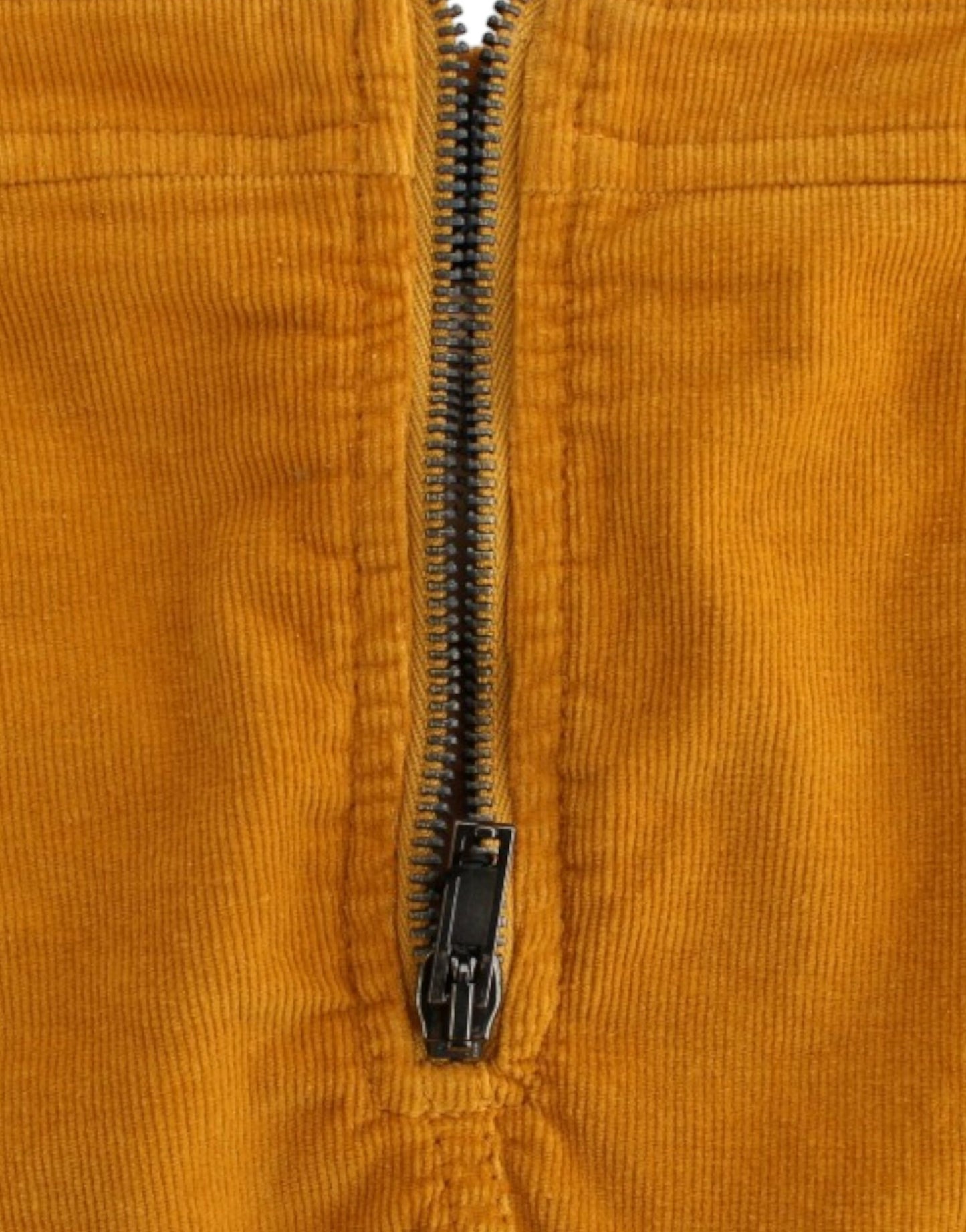 Costume National Yellow corduroy mini skirt Costume National