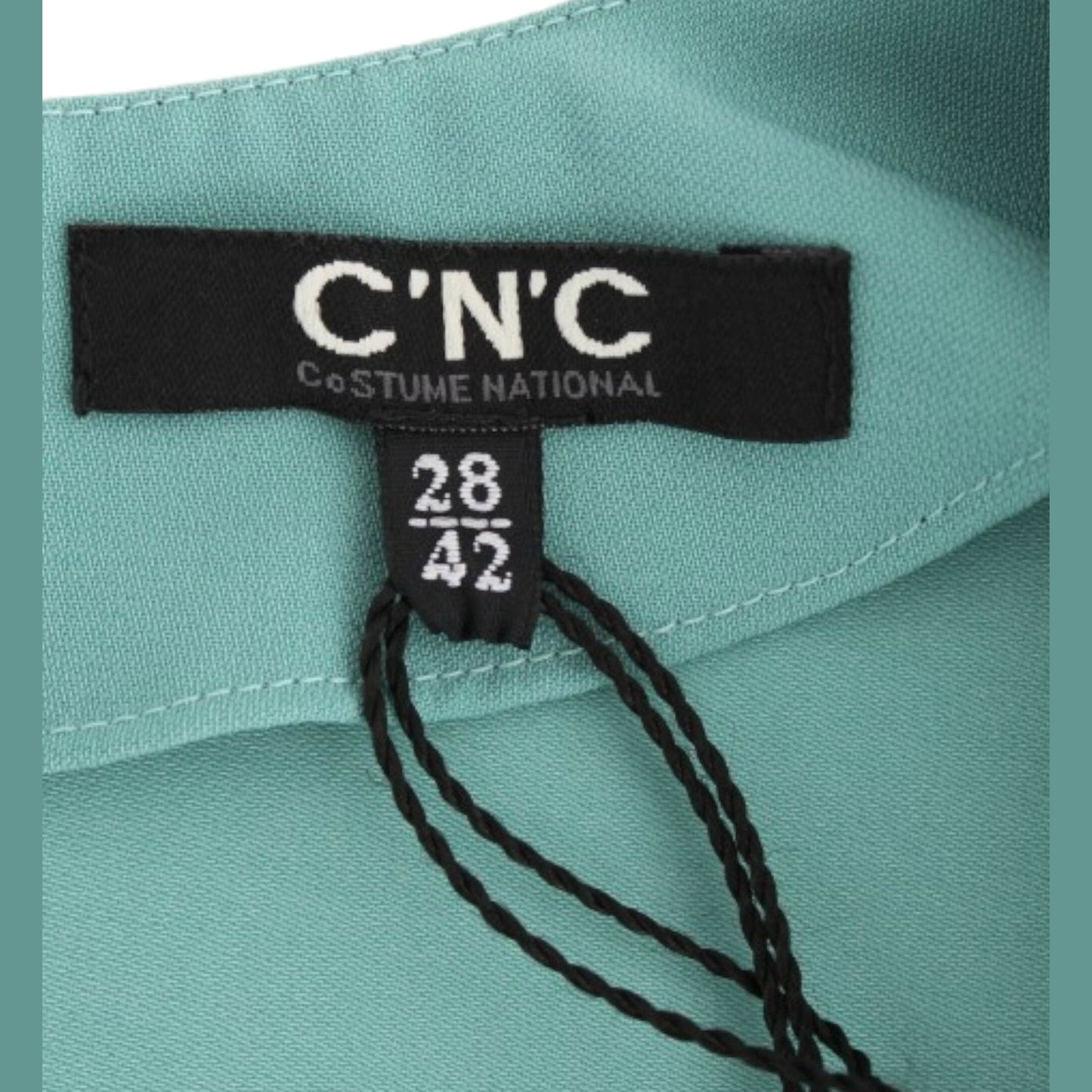 Costume National Green 3/4 sleeved sheath dress Costume National
