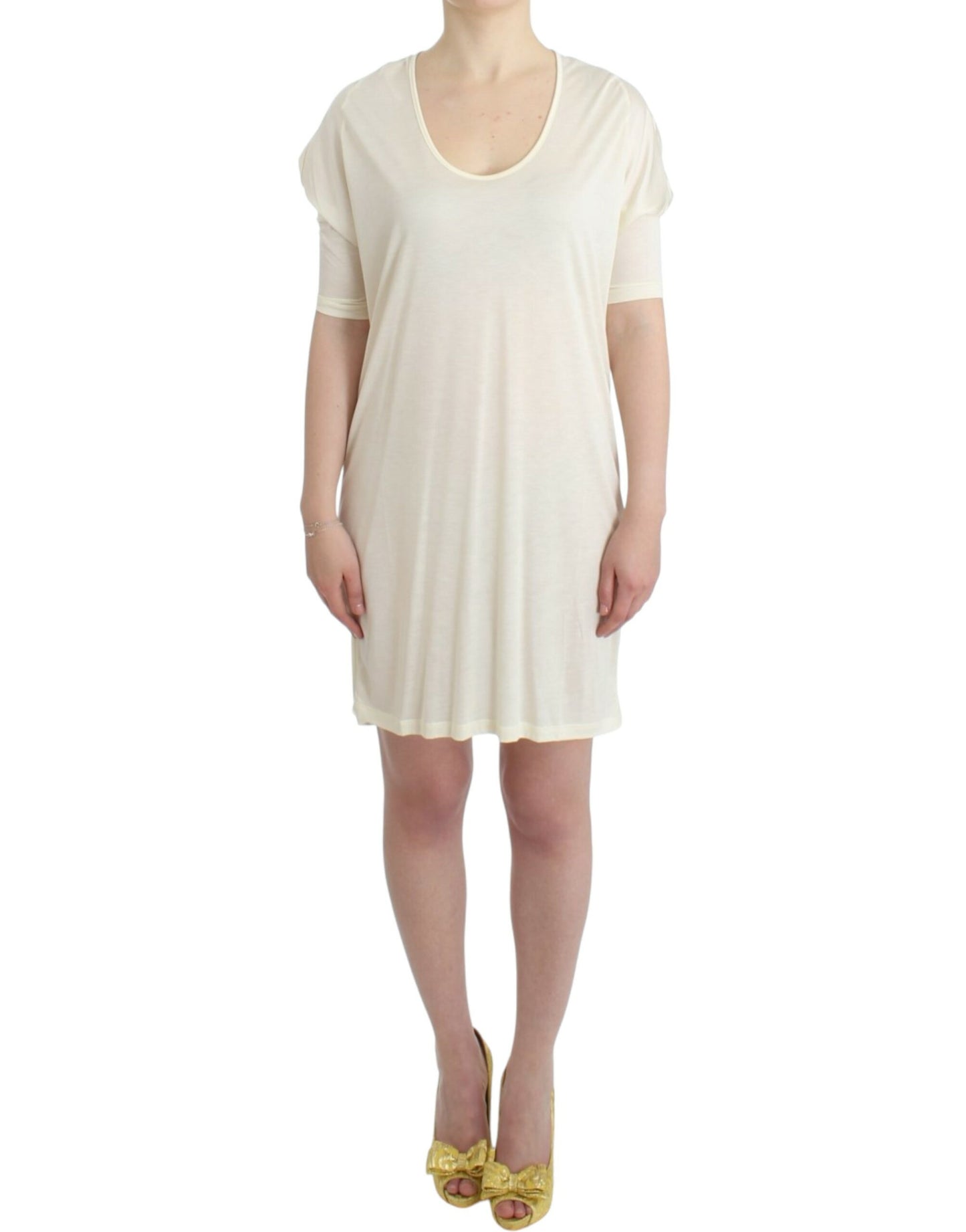 Costume National White modal tube dress Costume National