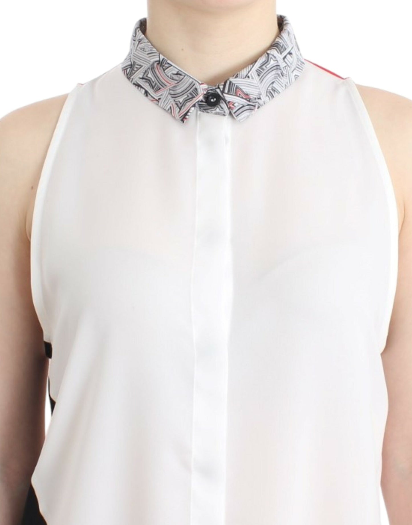 Costume National White shirt assymetric hem dress Costume National