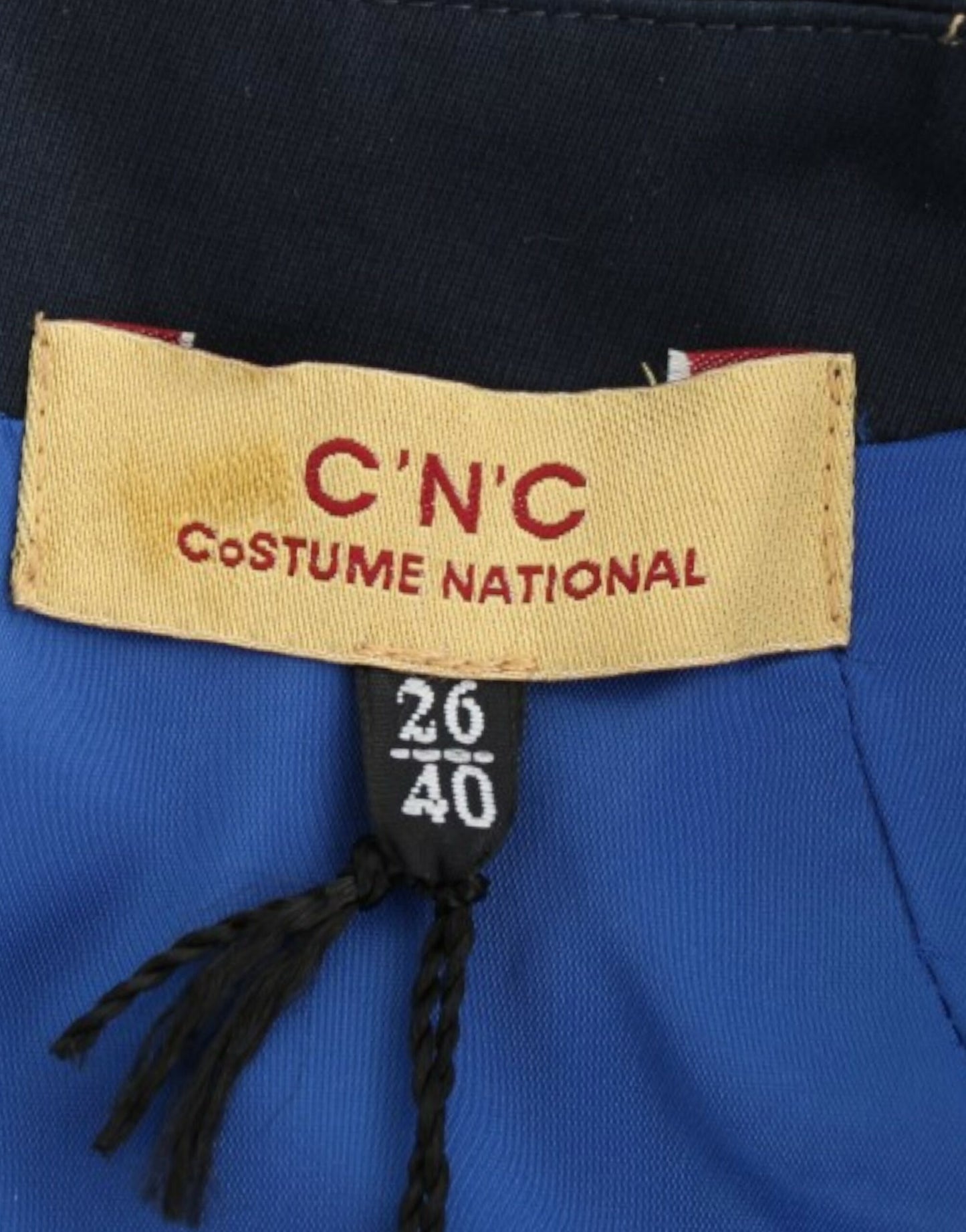 Costume National Blue pencil cotton dress Costume National