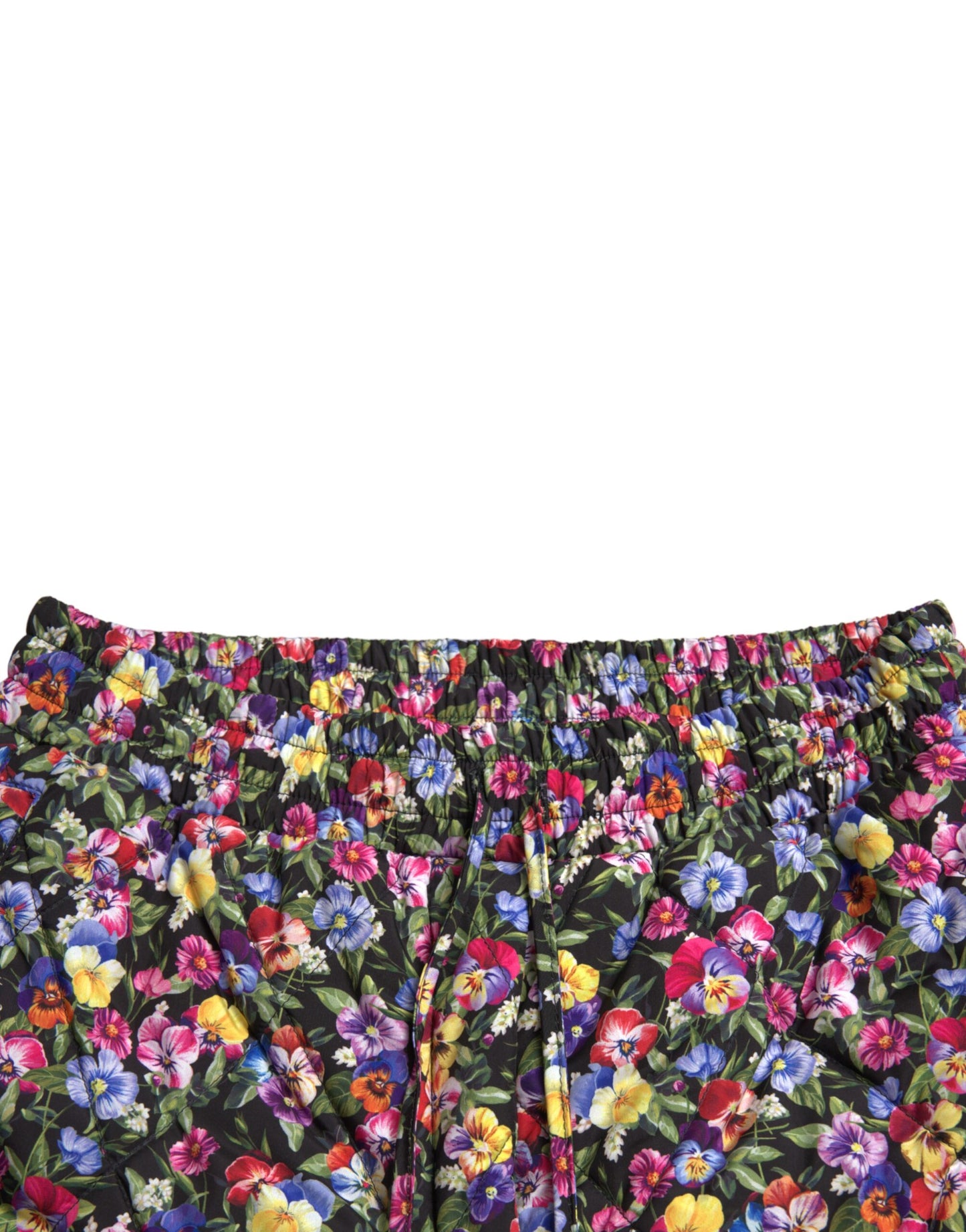 Dolce & Gabbana Multicolor Floral High Waist Hot Pants Shorts Dolce & Gabbana