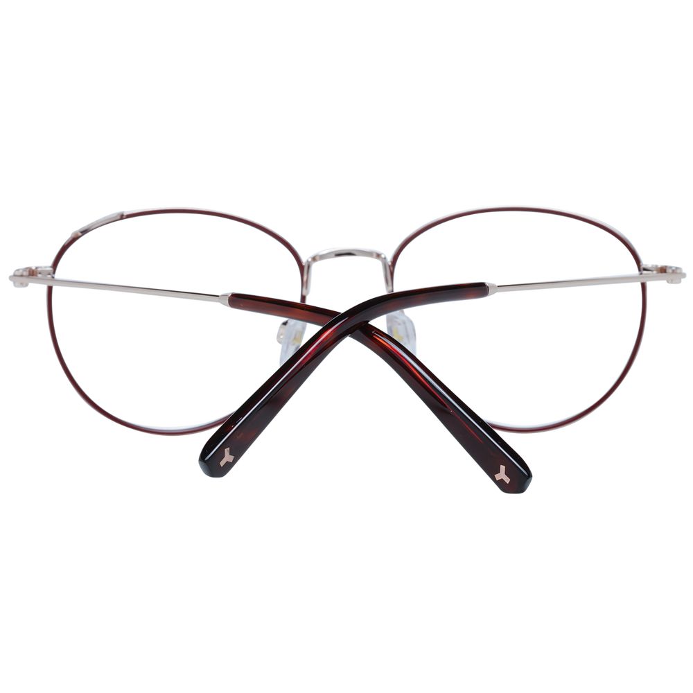 Bally Burgundy Unisex Optical Frames Bally