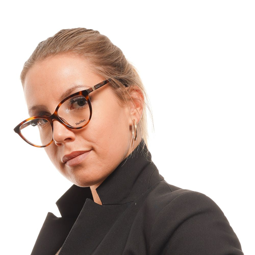 Max Mara Brown Acetate Glasses Frames