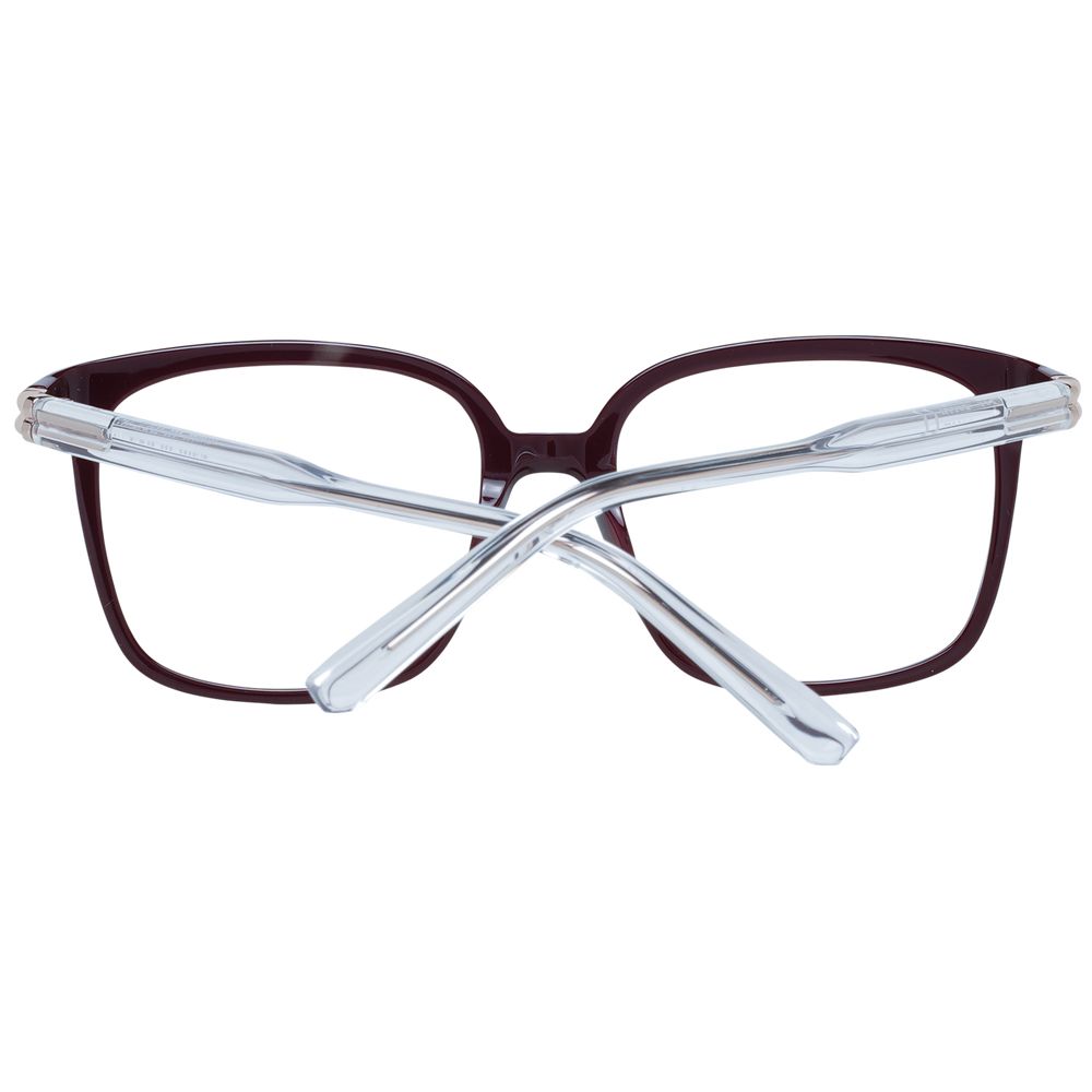 Bally Burgundy Plastic Glasses Frames