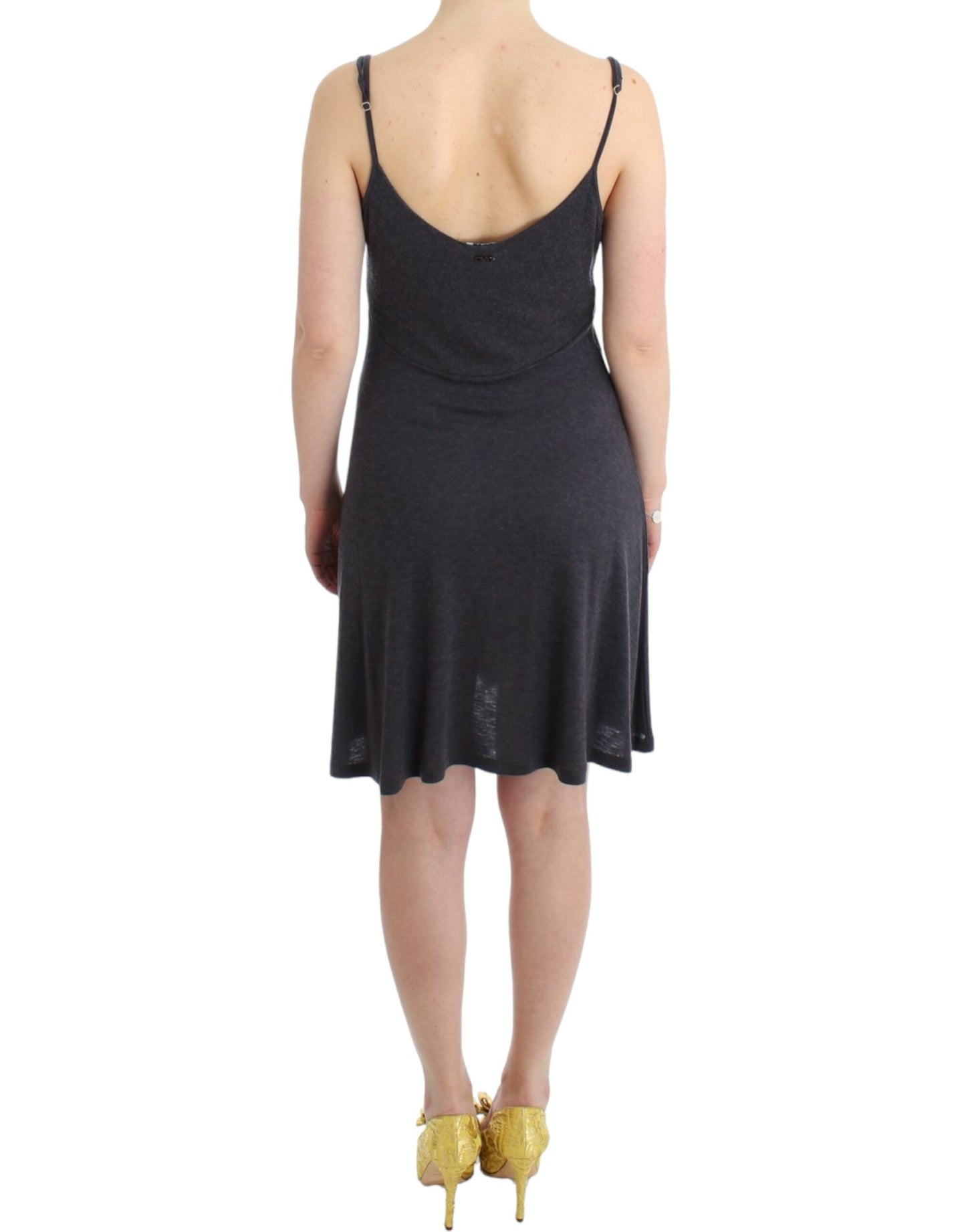 Costume National Gray knitted A-line dress Costume National