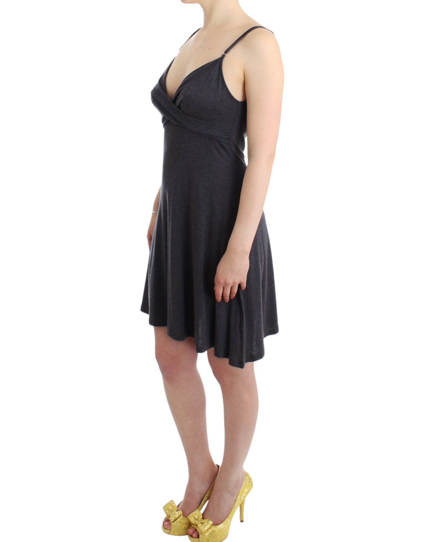 Costume National Gray knitted A-line dress Costume National