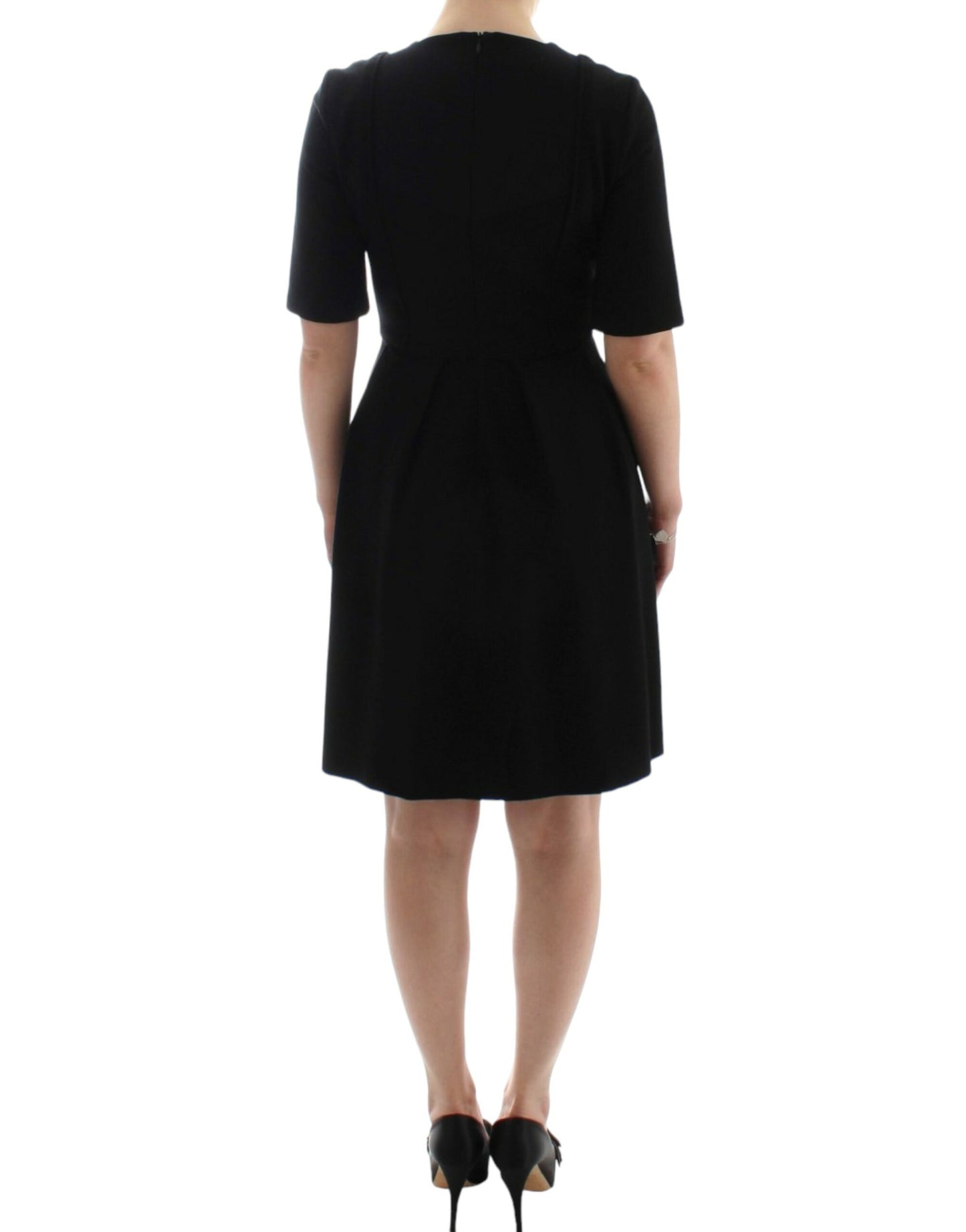 CO|TE Black short sleeve venus dress CO|TE