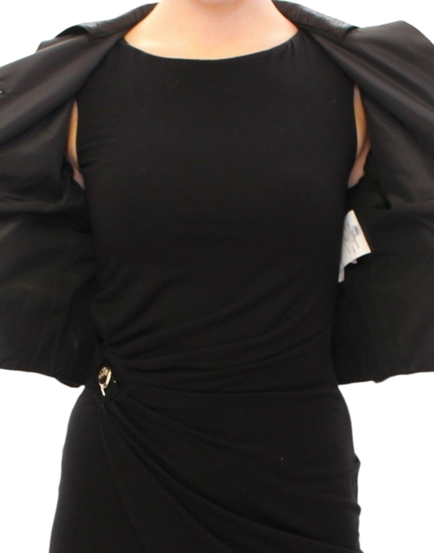 Dolce & Gabbana Black Short Bolero Shrug Jacket Coat Dolce & Gabbana