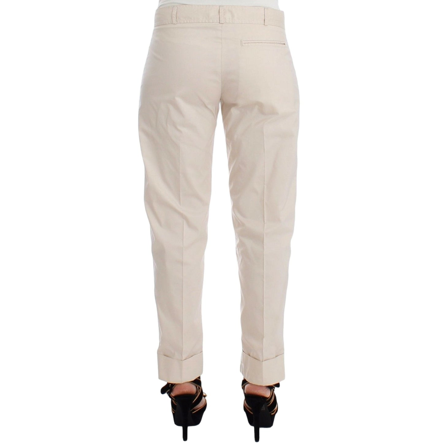 Ermanno Scervino Beige Chinos Casual Dress Pants Khakis Ermanno Scervino
