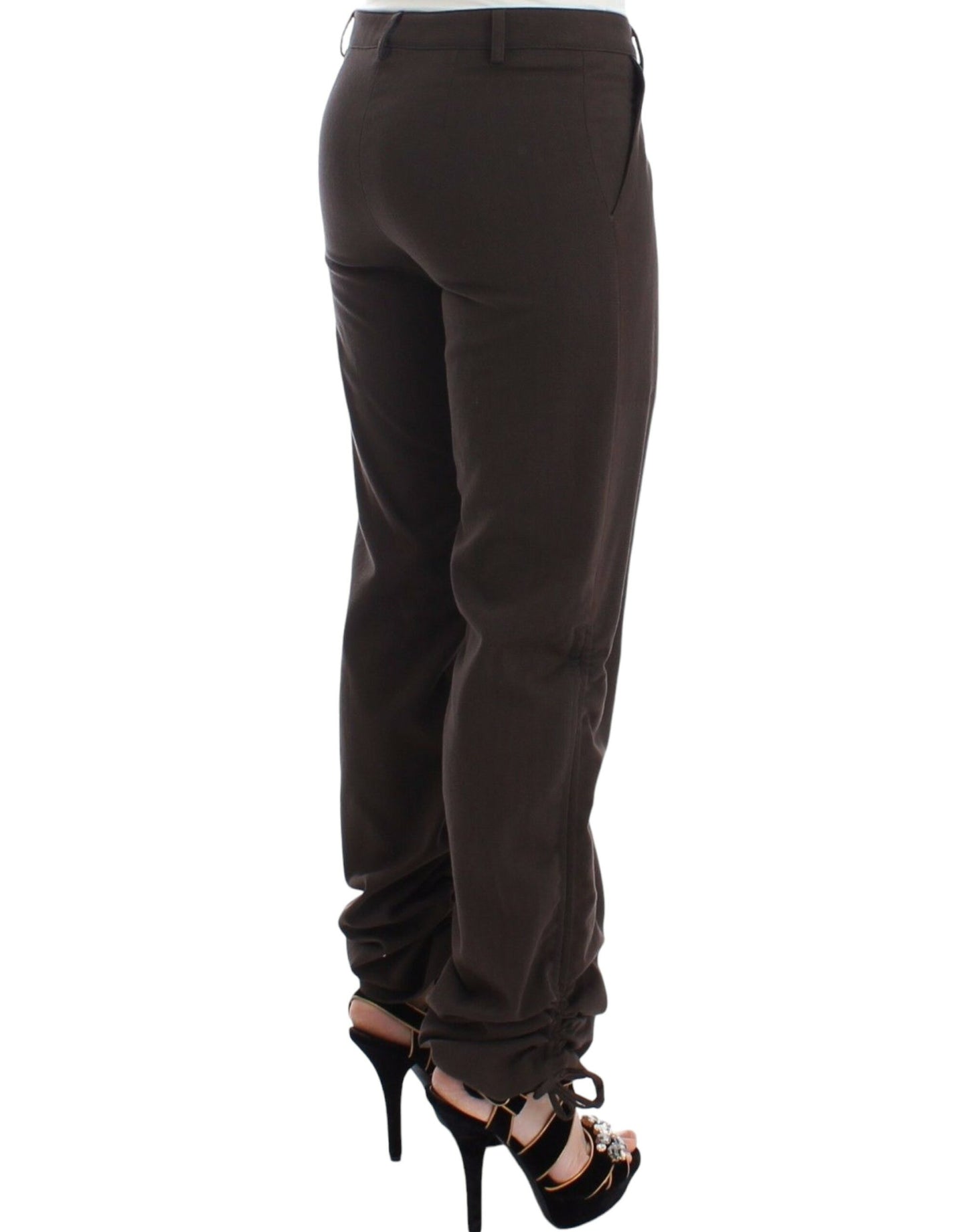 Ermanno Scervino Brown Chinos Casual Dress Pants Khakis Ermanno Scervino