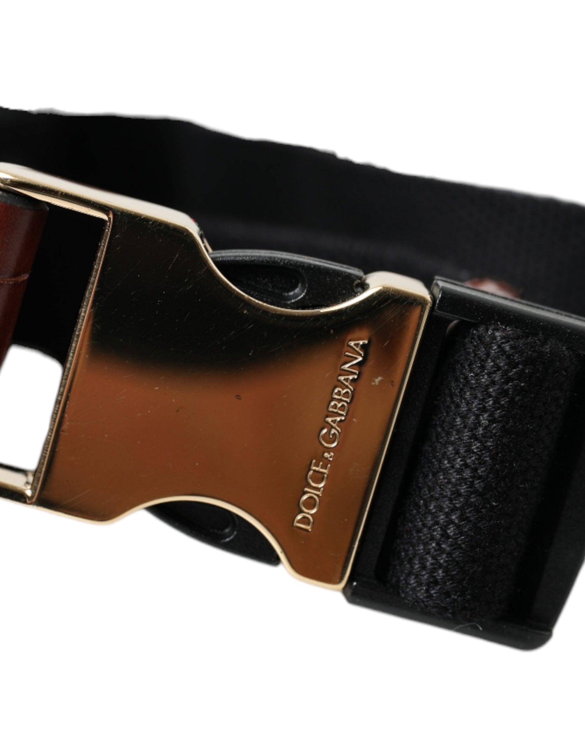 Dolce & Gabbana Brown Alligator Leather Airpods Case Coin Purse Wallet Dolce & Gabbana