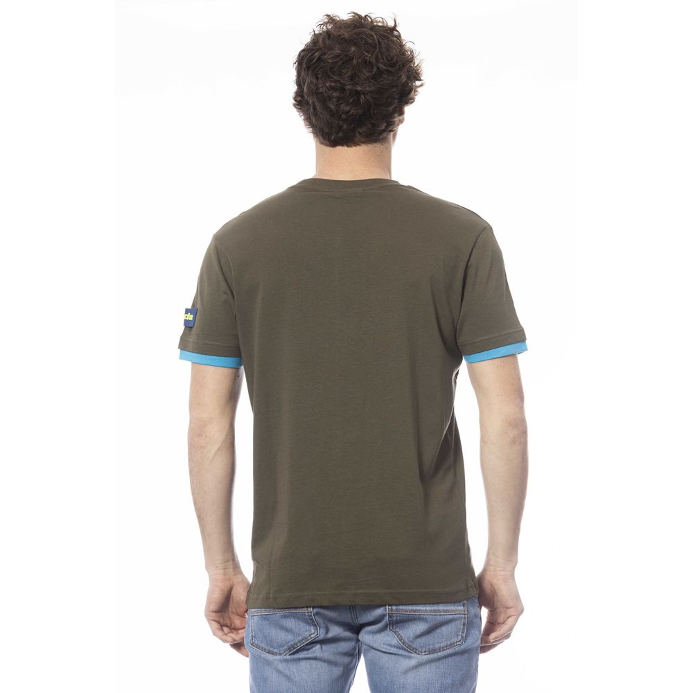 Invicta Green Cotton Men T-Shirt Invicta