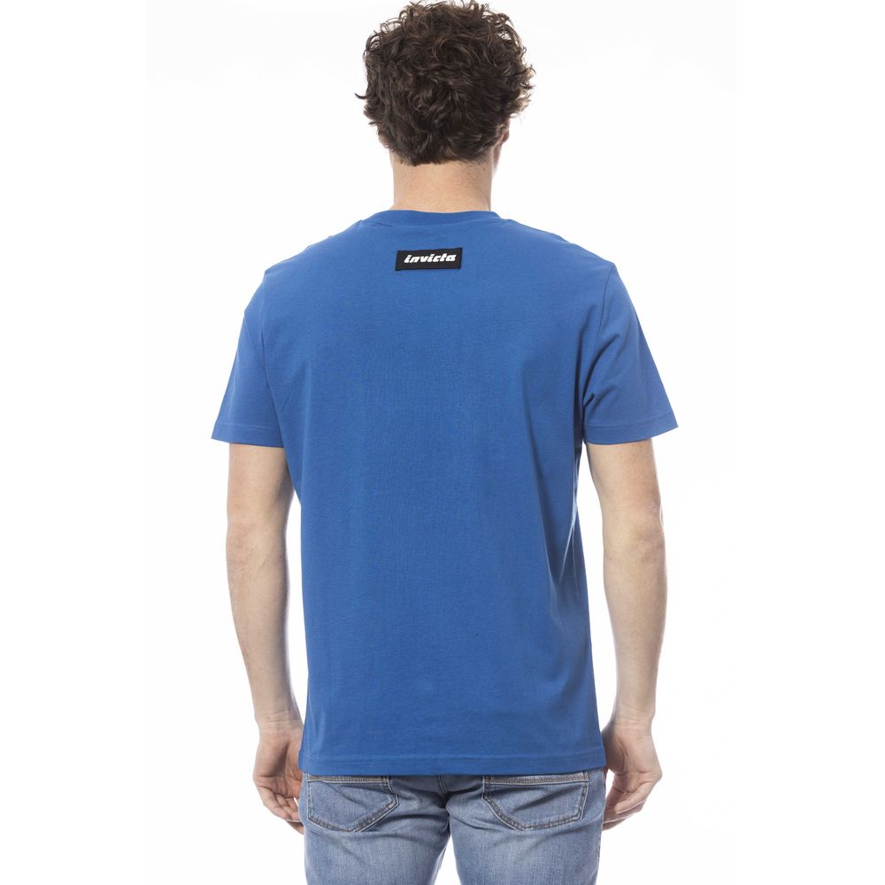 Invicta Blue Cotton Men T-Shirt Invicta