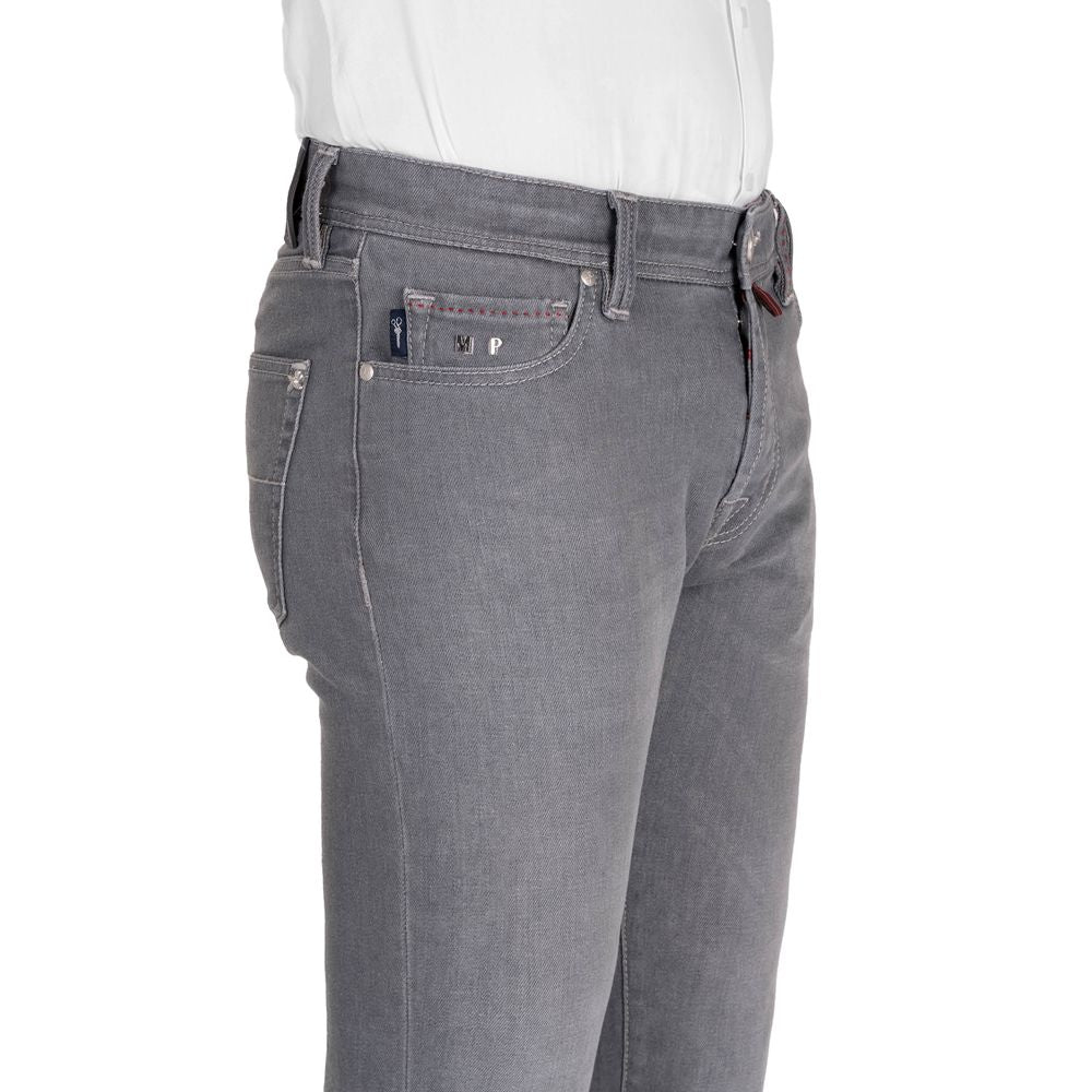 Tramarossa Gray Cotton Men's Jeans Tramarossa