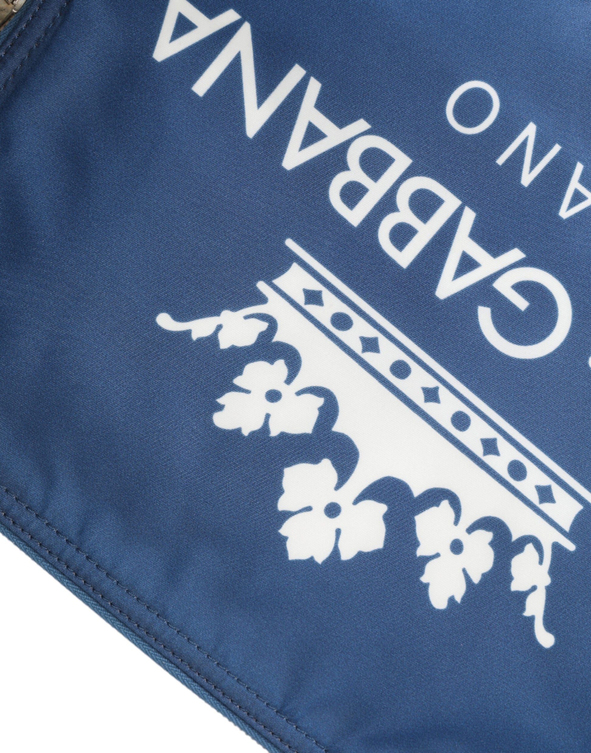 Dolce & Gabbana Blue DG Milano Print Nylon Pouch Clutch Men Bag Dolce & Gabbana