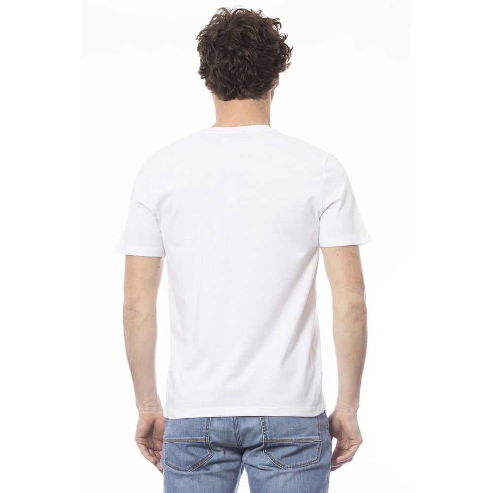 Ungaro Sport White Cotton Men T-Shirt Ungaro Sport